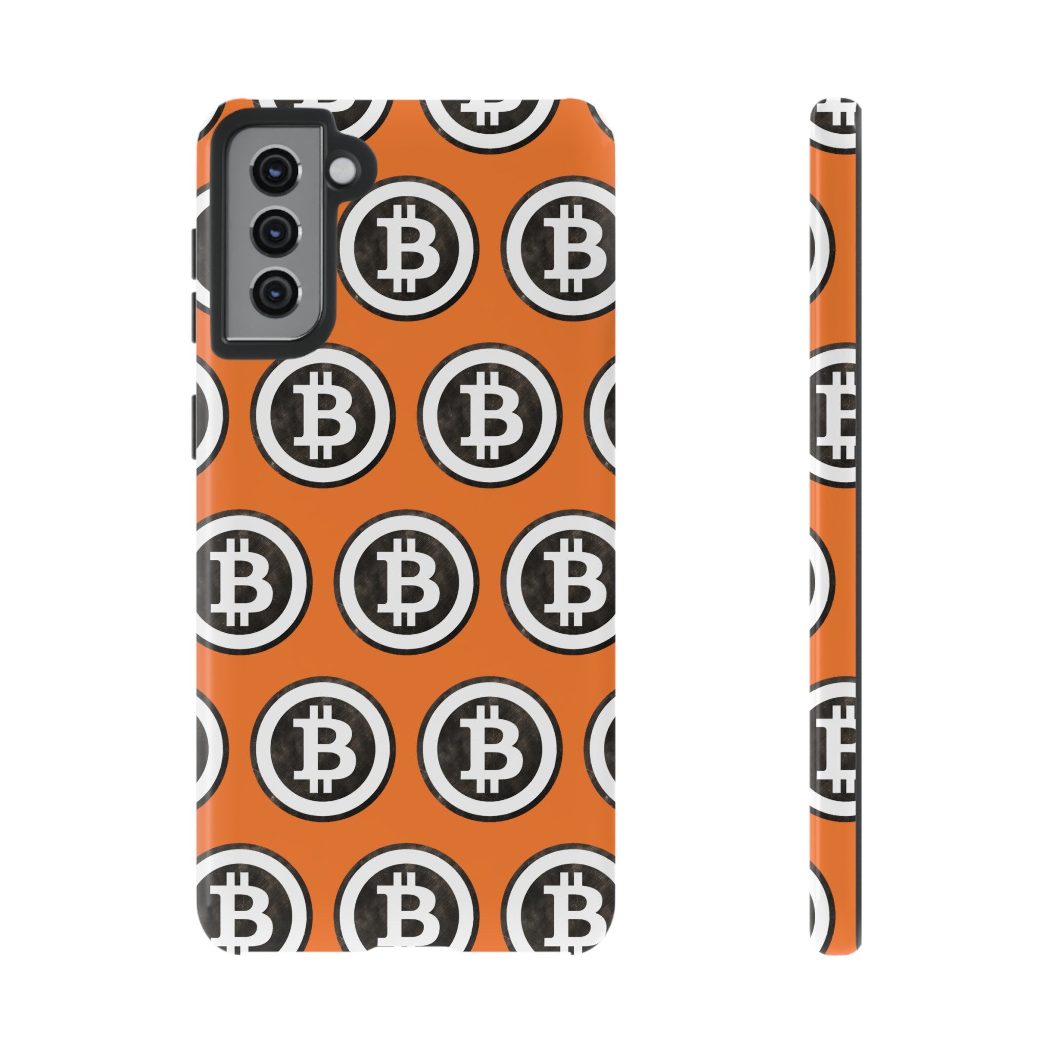 Phone Tough Case - B Logo Orange Background