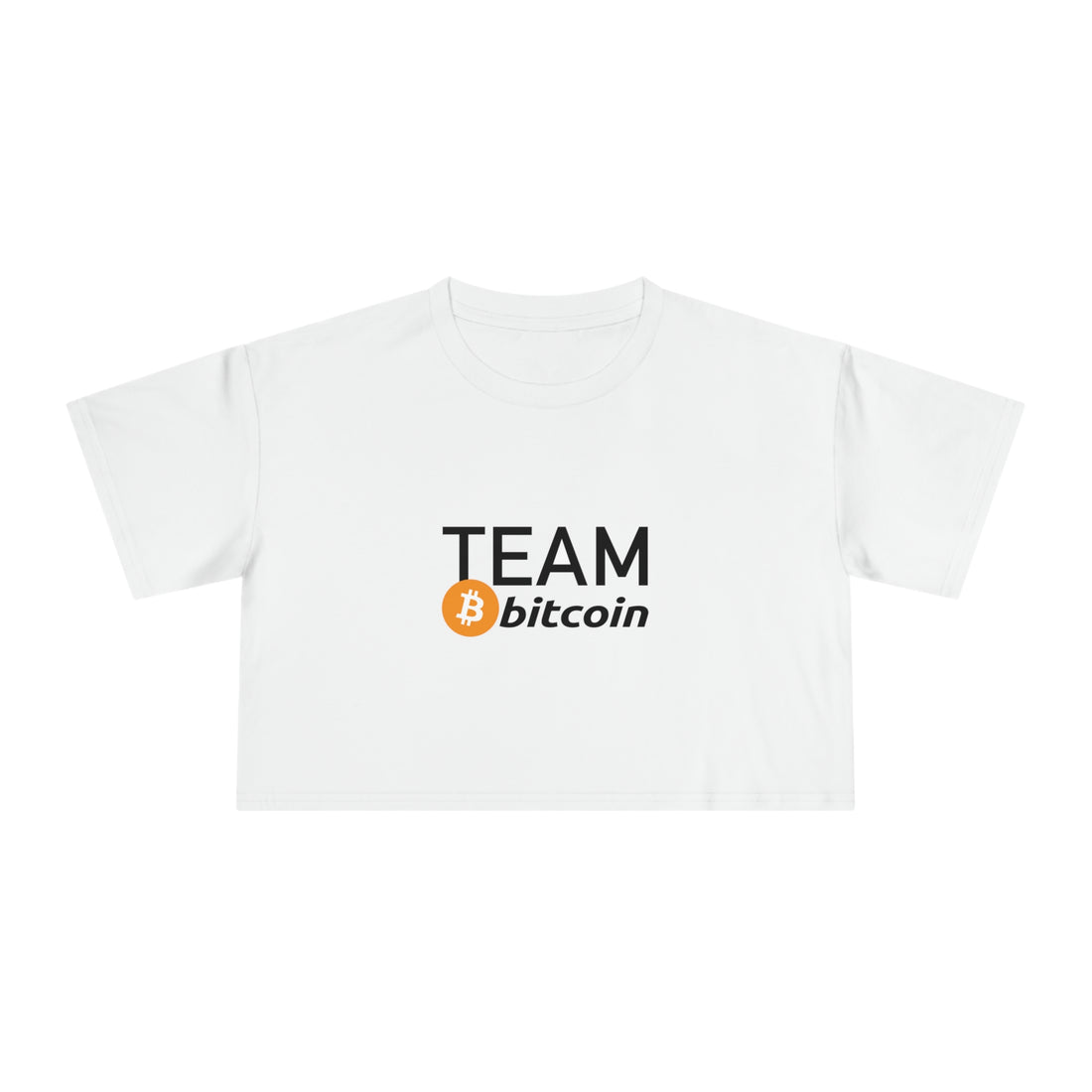 Crop Tee - Team Bitcoin