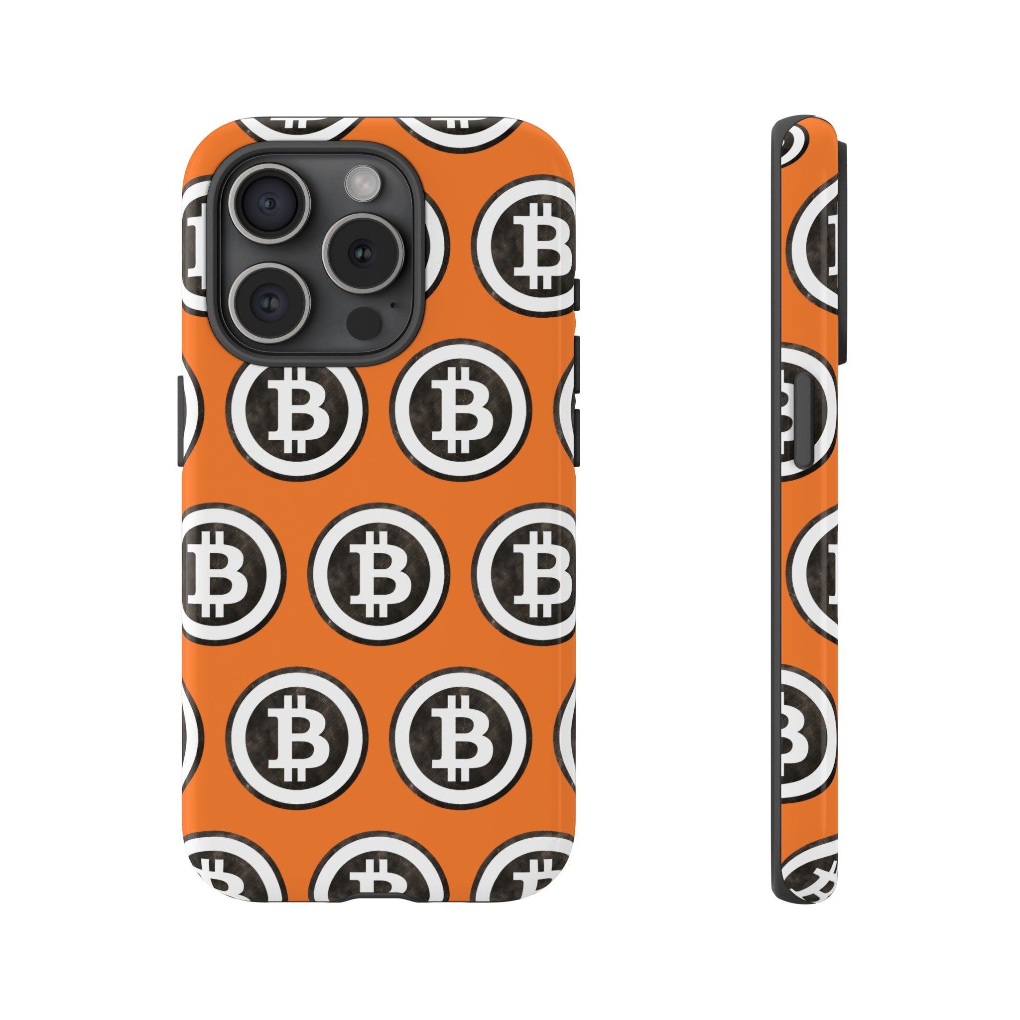 Phone Tough Case - B Logo Orange Background