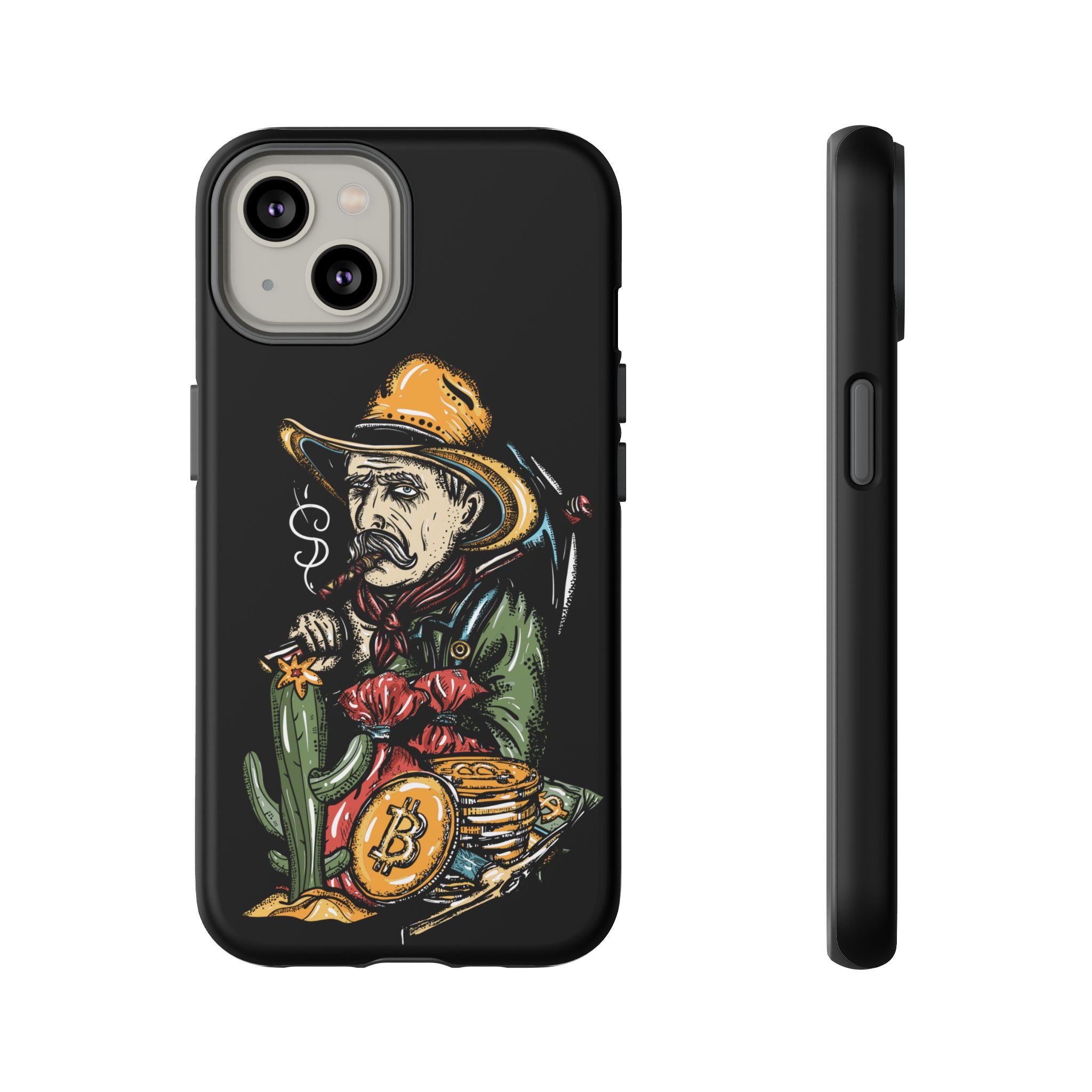 Phone Tough Case - Bitcoin Smoking Man