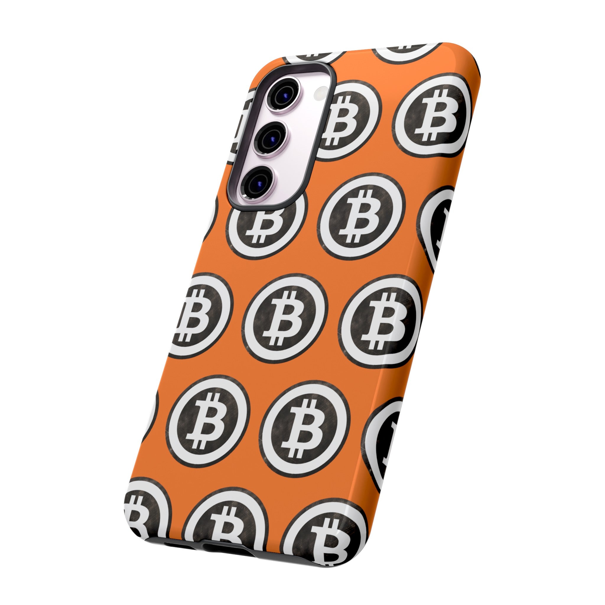 Phone Tough Case - B Logo Orange Background