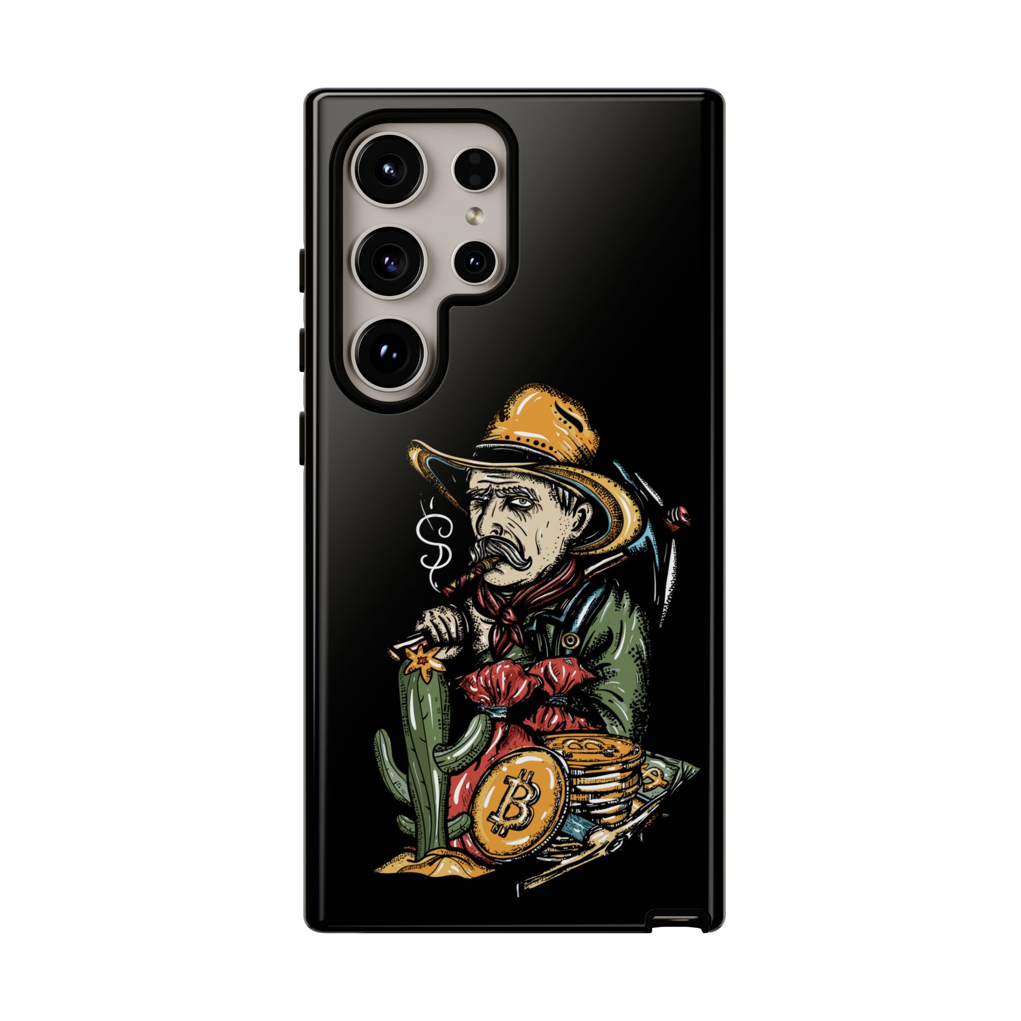 Phone Tough Case - Bitcoin Smoking Man