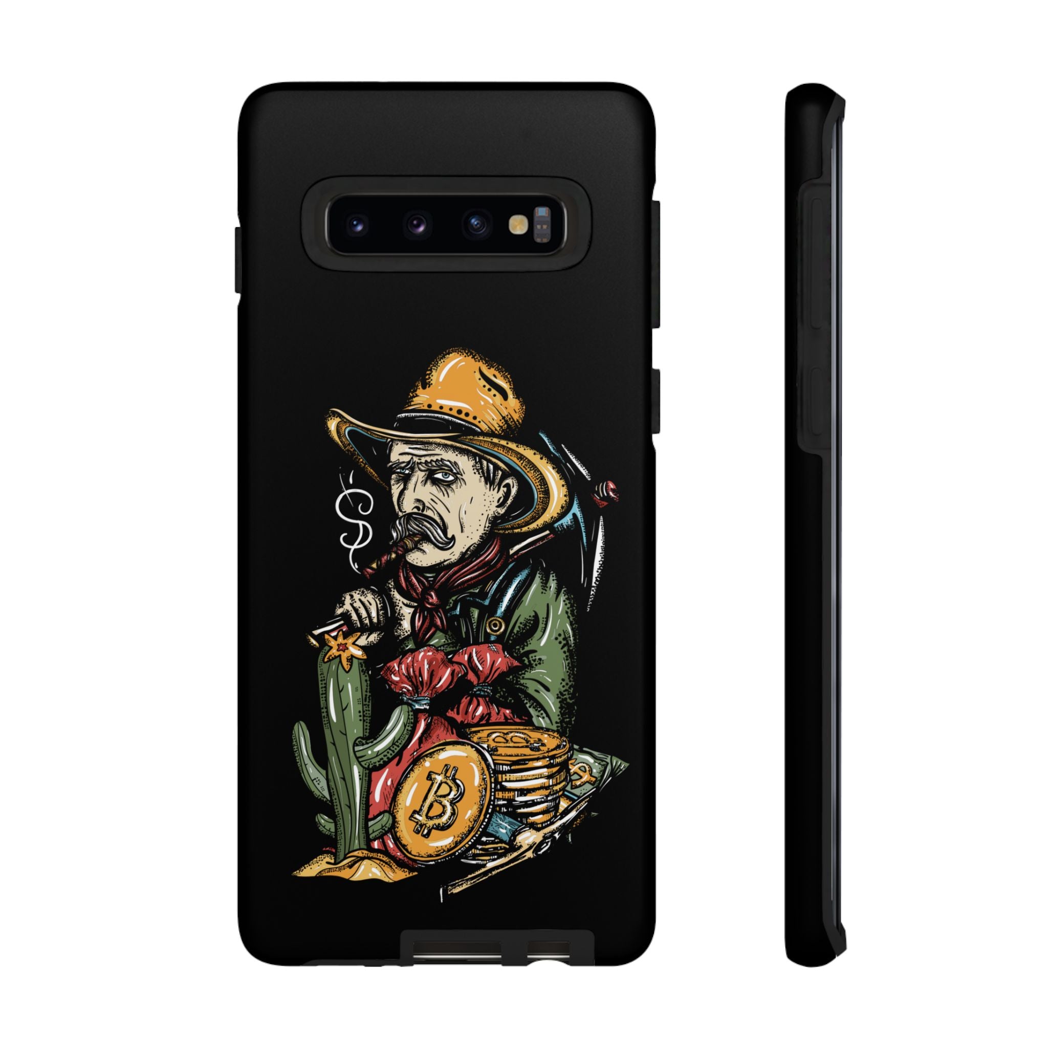 Phone Tough Case - Bitcoin Smoking Man