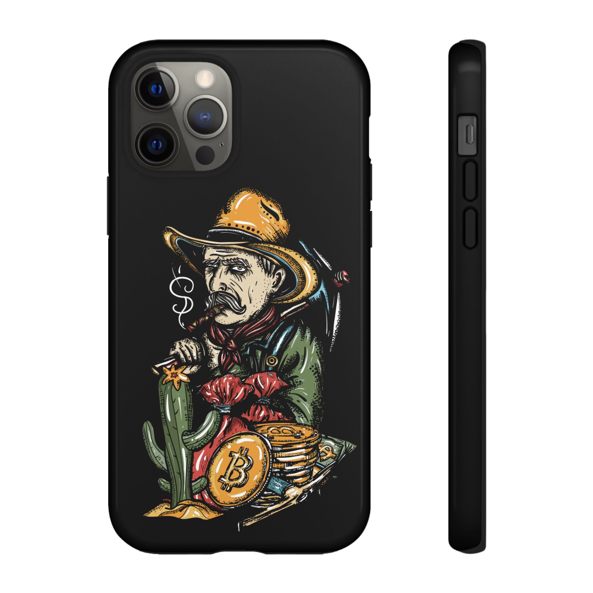 Phone Tough Case - Bitcoin Smoking Man