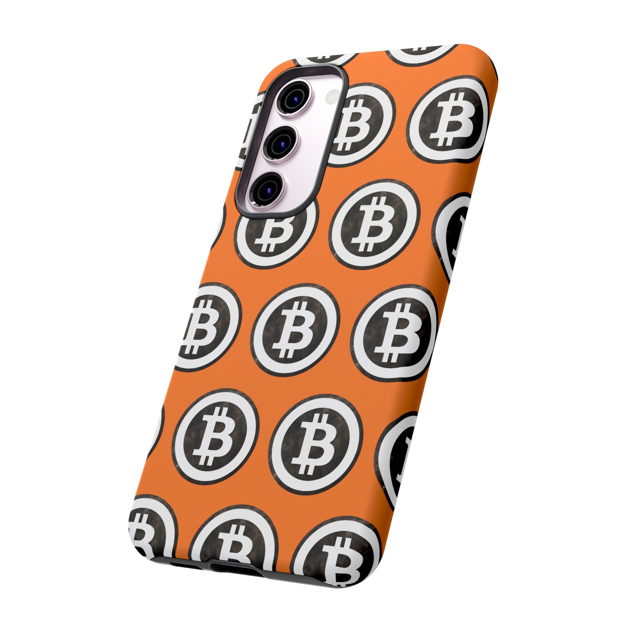 Phone Tough Case - B Logo Orange Background