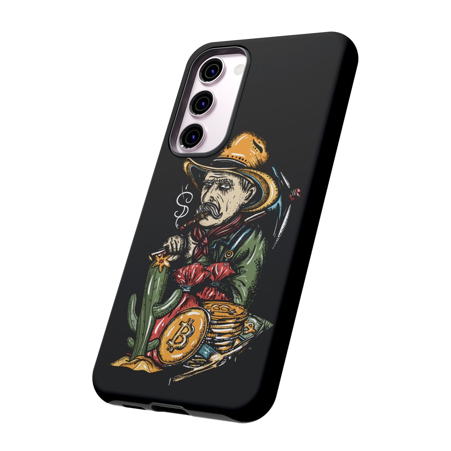 Phone Tough Case - Bitcoin Smoking Man