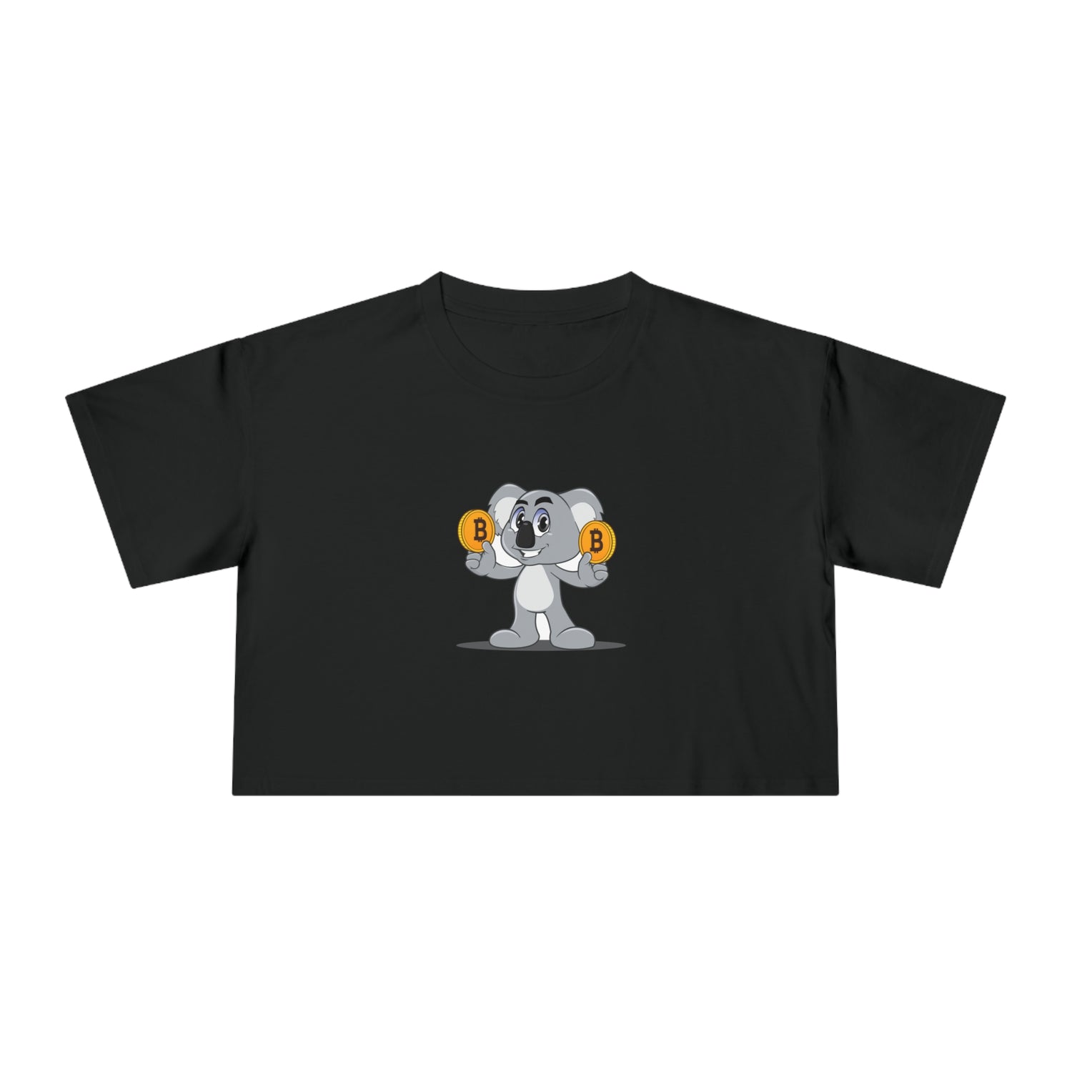 Crop Tee - Bitcoin Koala