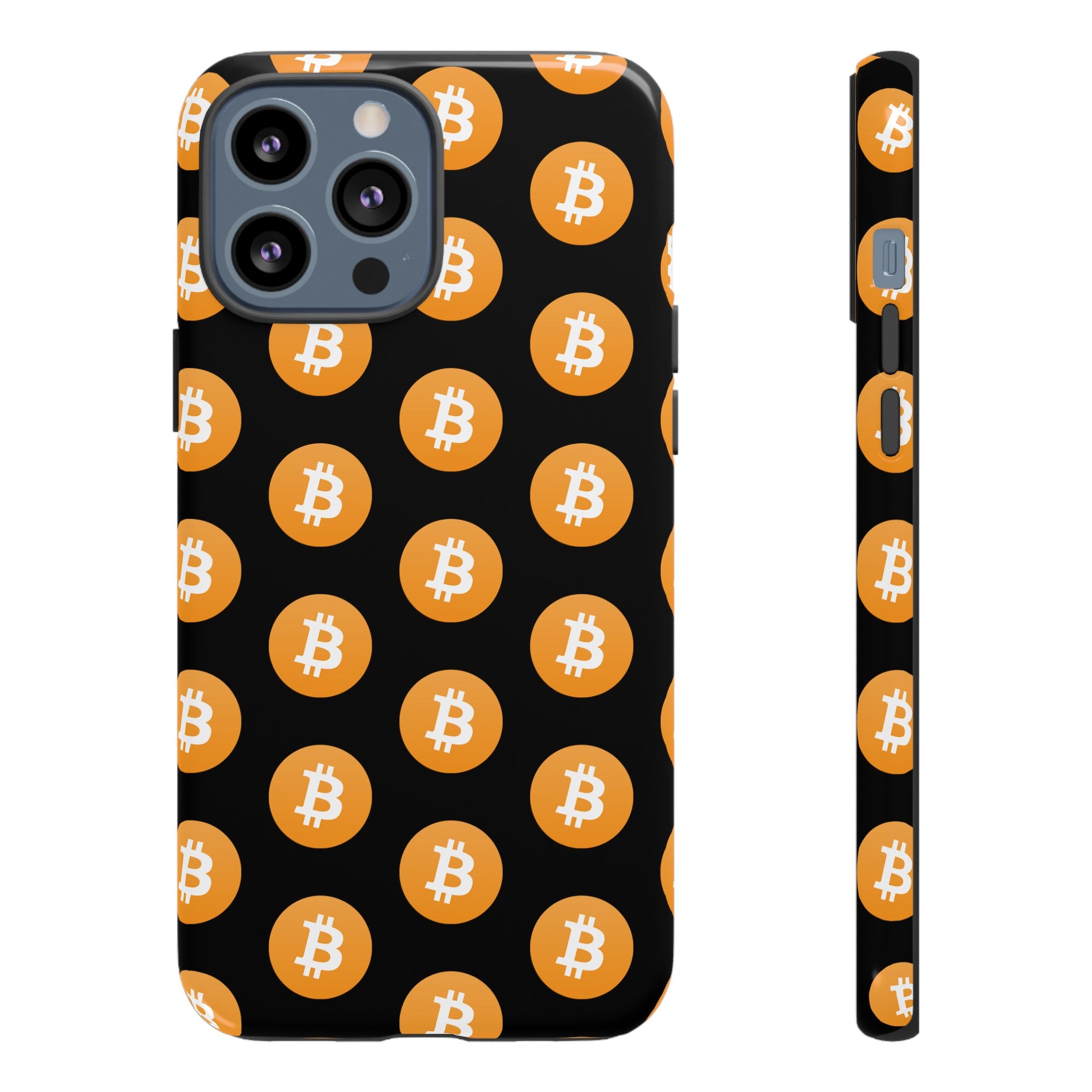 Phone Tough Case - Bitcoin Black Background