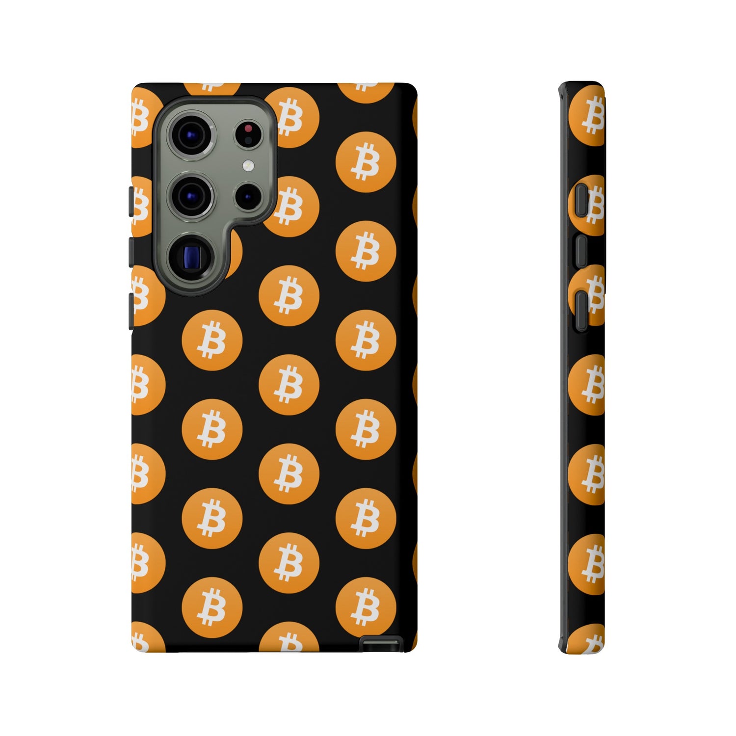 Phone Tough Case - Bitcoin Black Background