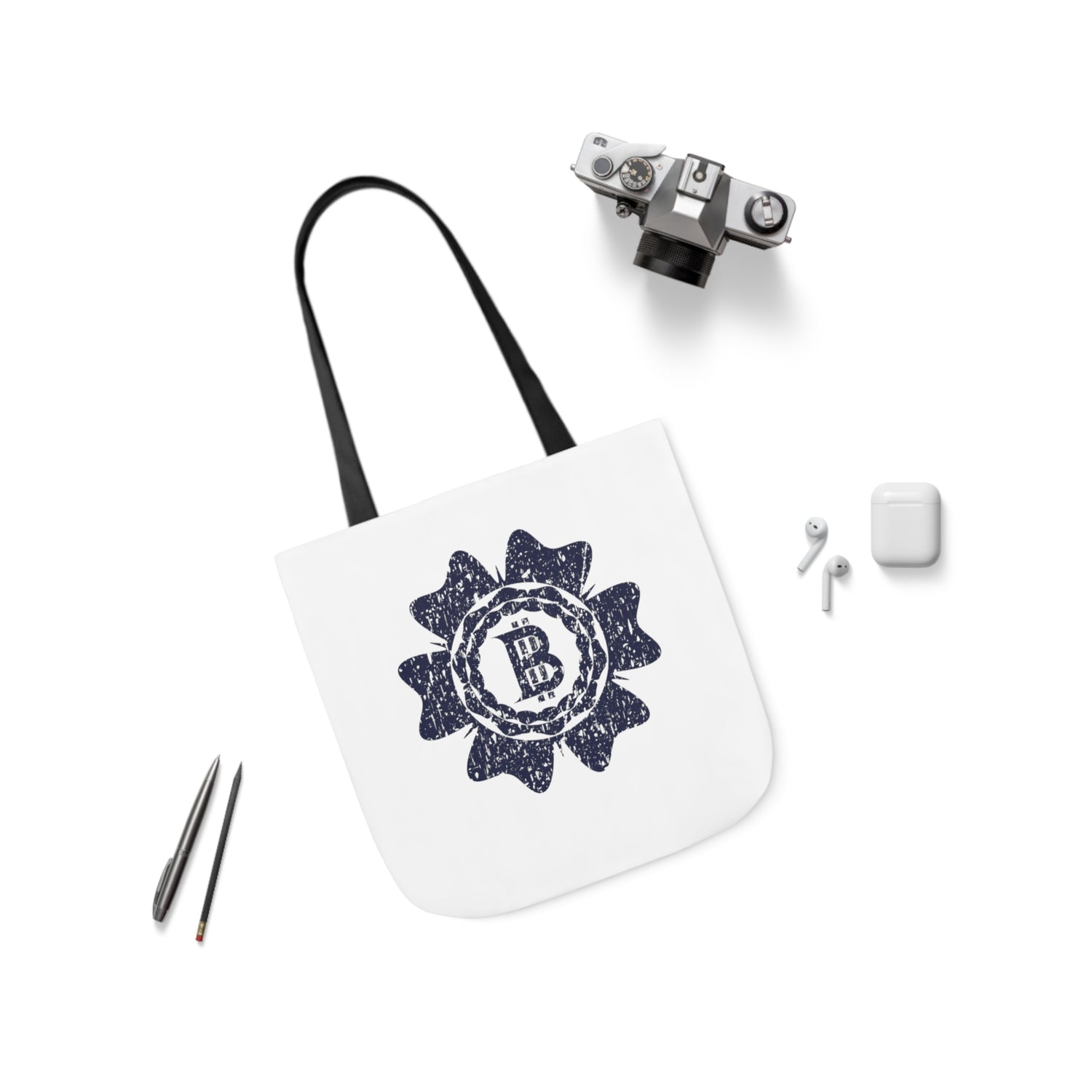 Canvas Tote Bag - Bitcoin Stamp