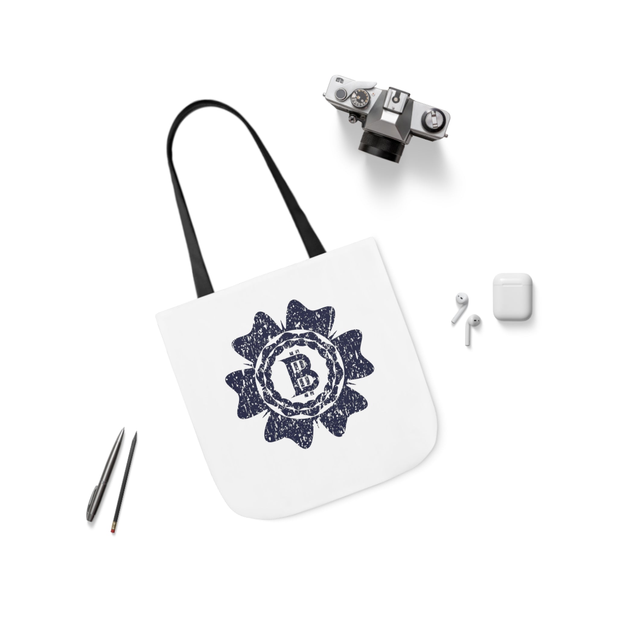 Canvas Tote Bag - Bitcoin Stamp