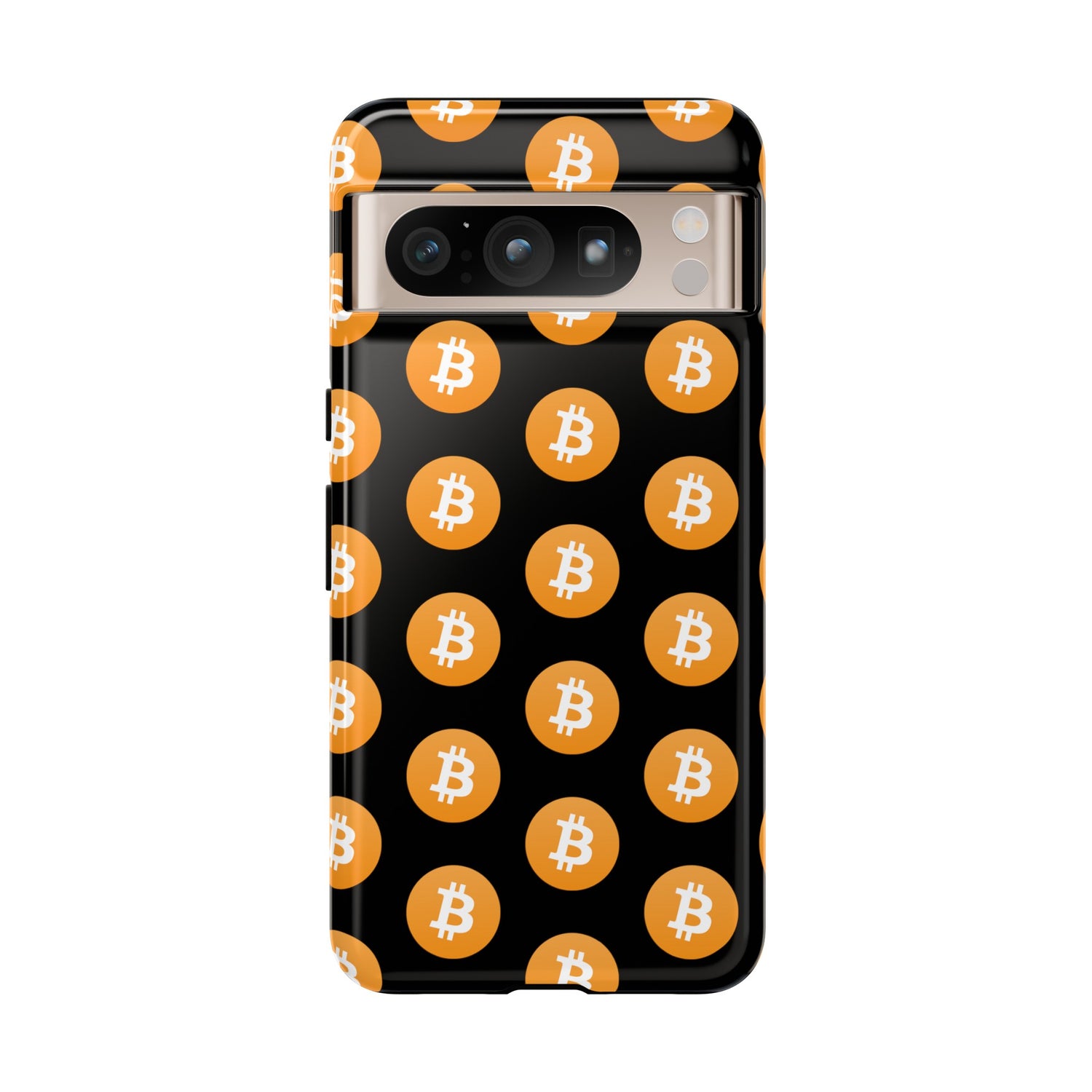 Phone Tough Case - Bitcoin Black Background