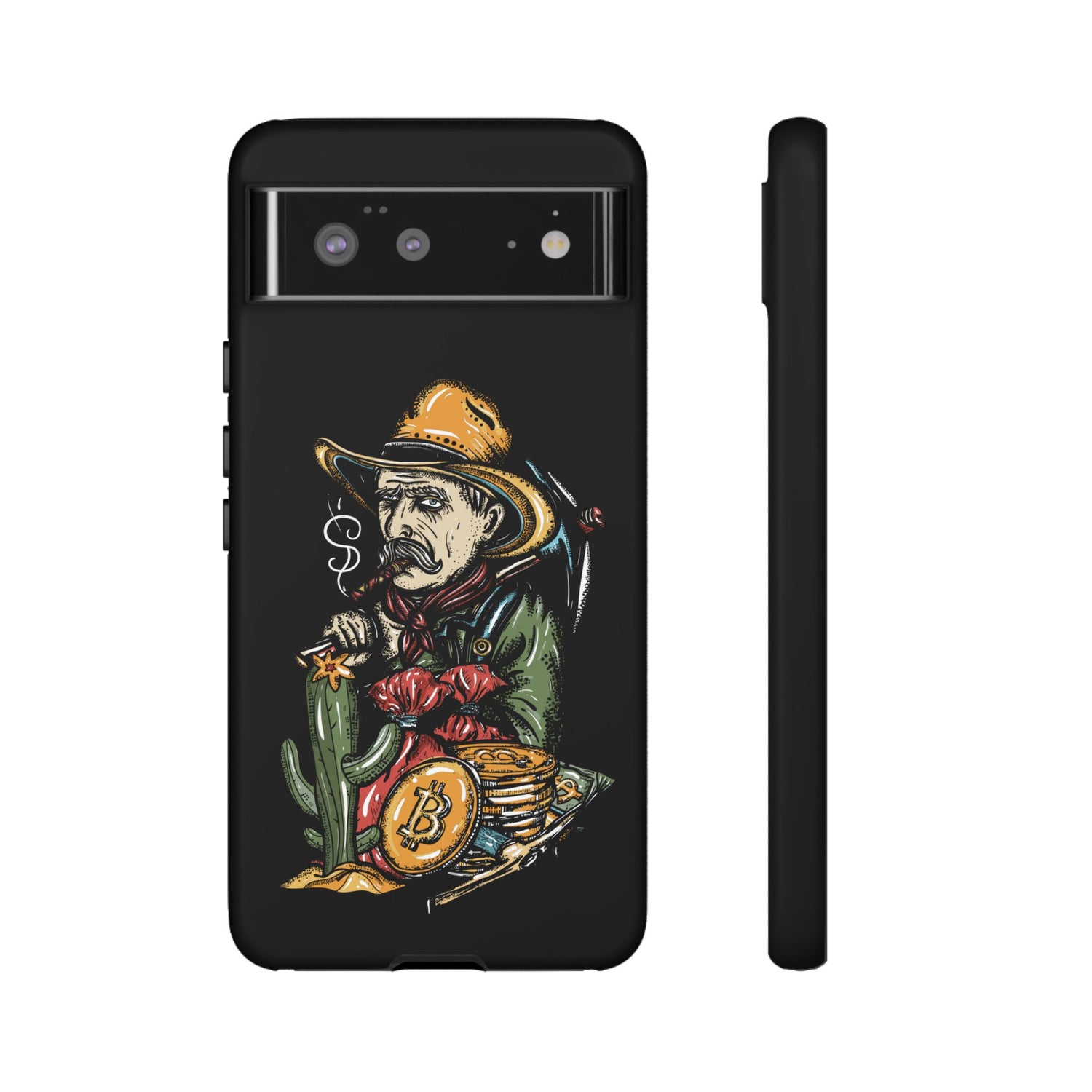 Phone Tough Case - Bitcoin Smoking Man