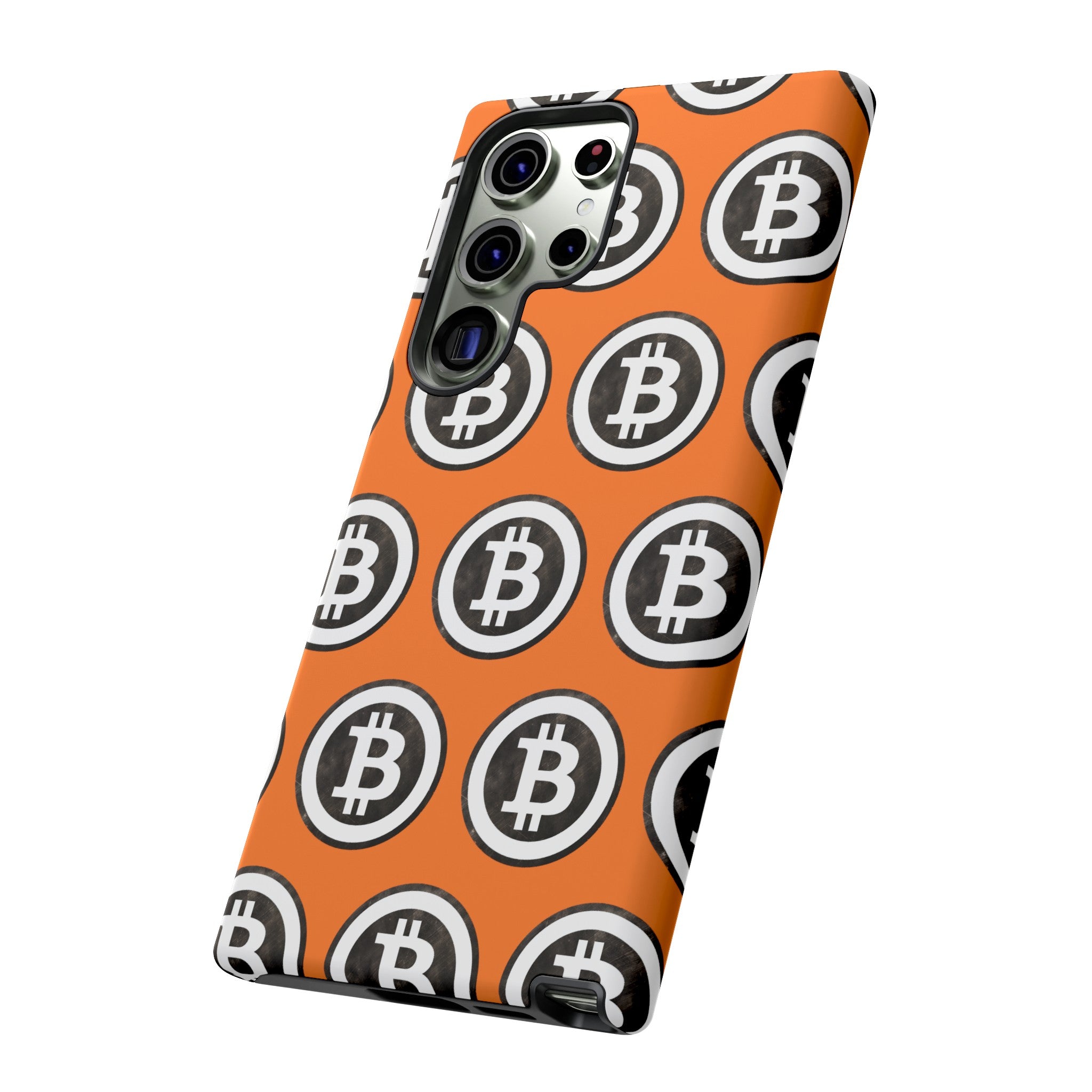 Phone Tough Case - B Logo Orange Background