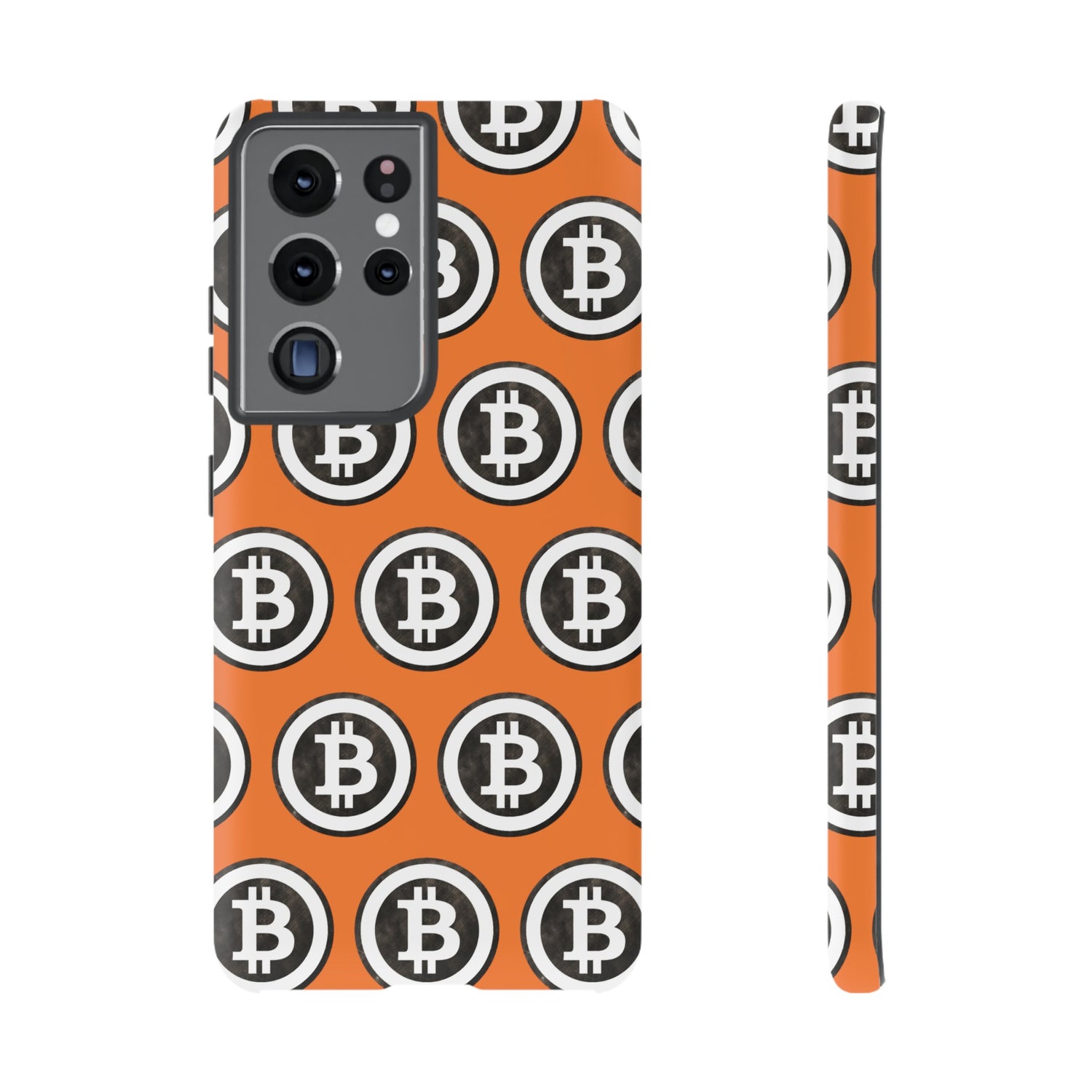 Phone Tough Case - B Logo Orange Background