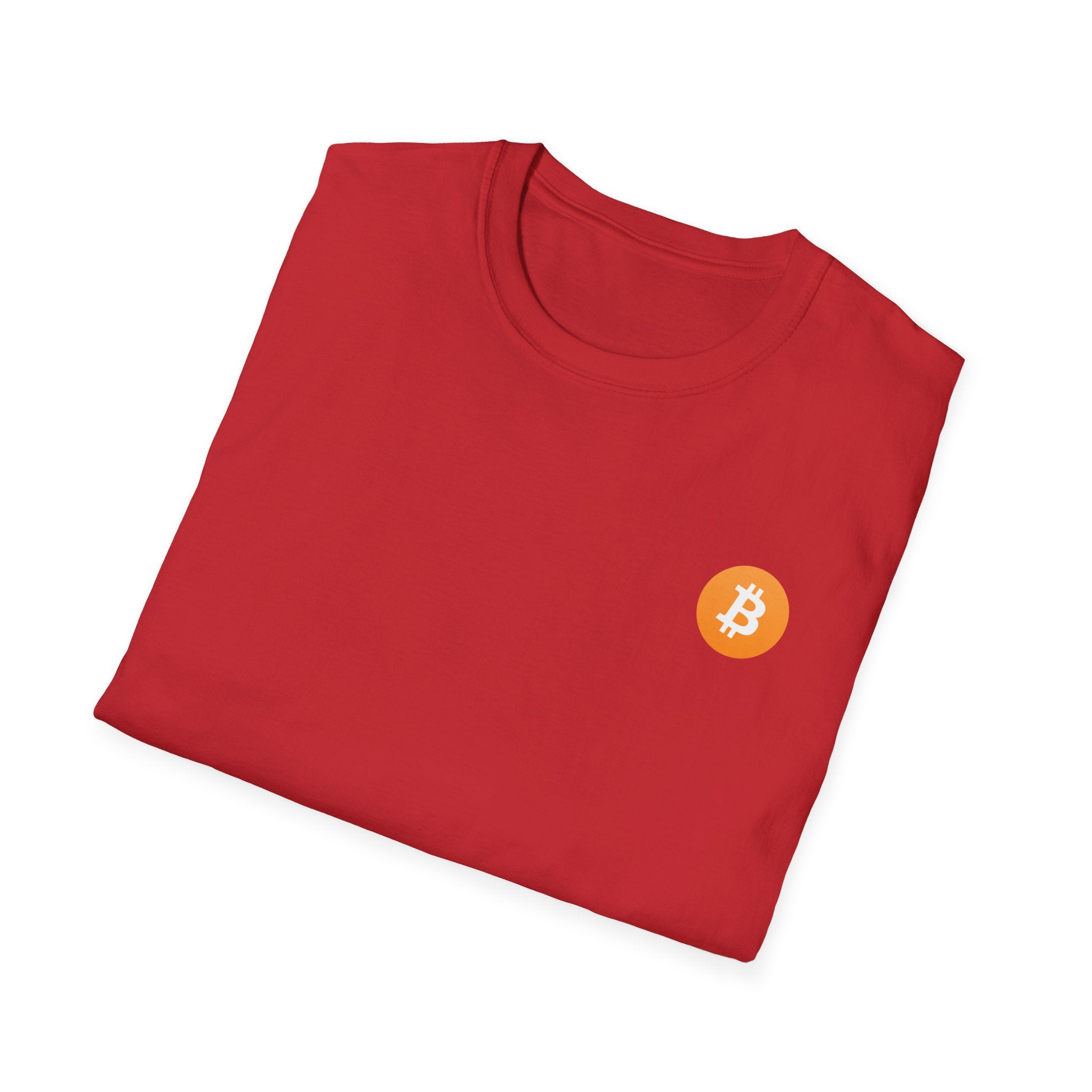 Bitcoin Logo Small - Cotton T-Shirt