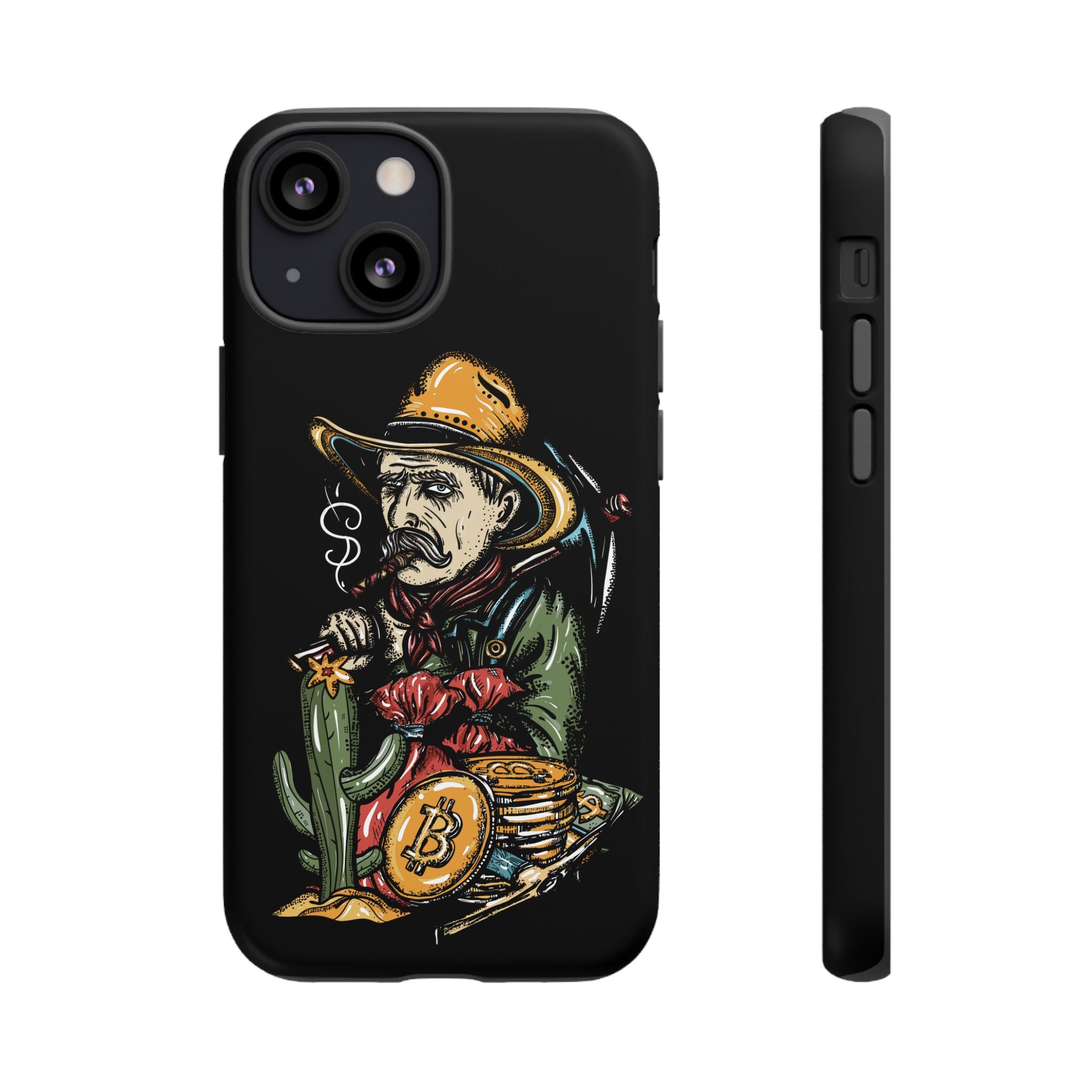 Phone Tough Case - Bitcoin Smoking Man