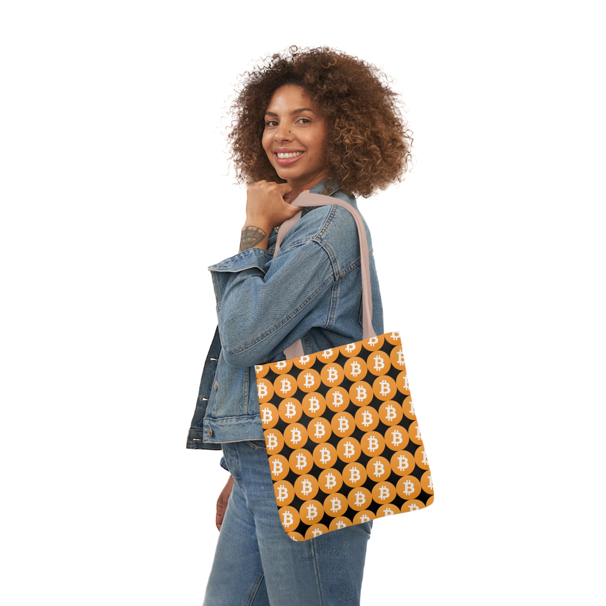Canvas Tote Bag - Bitcoin Logo