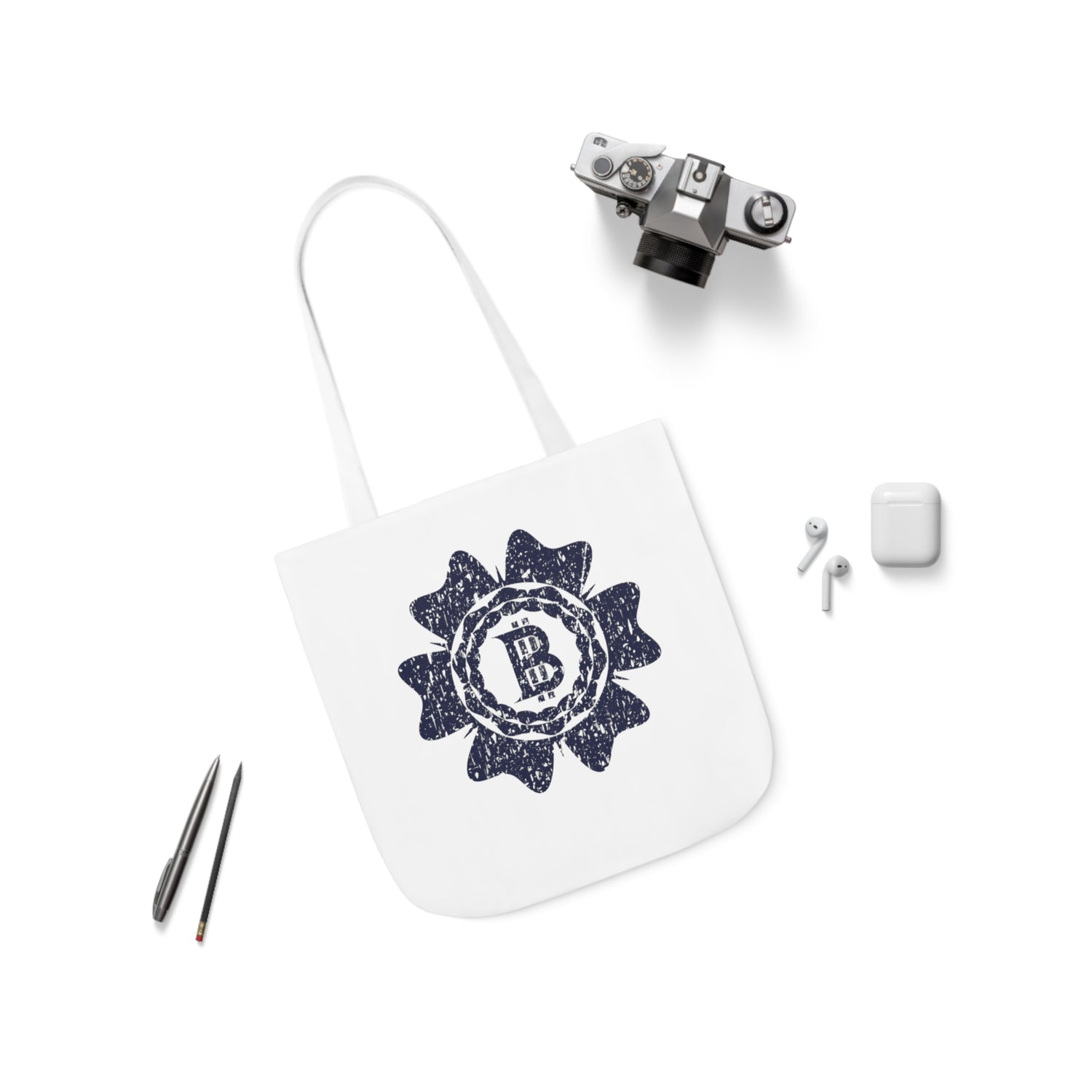 Canvas Tote Bag - Bitcoin Stamp