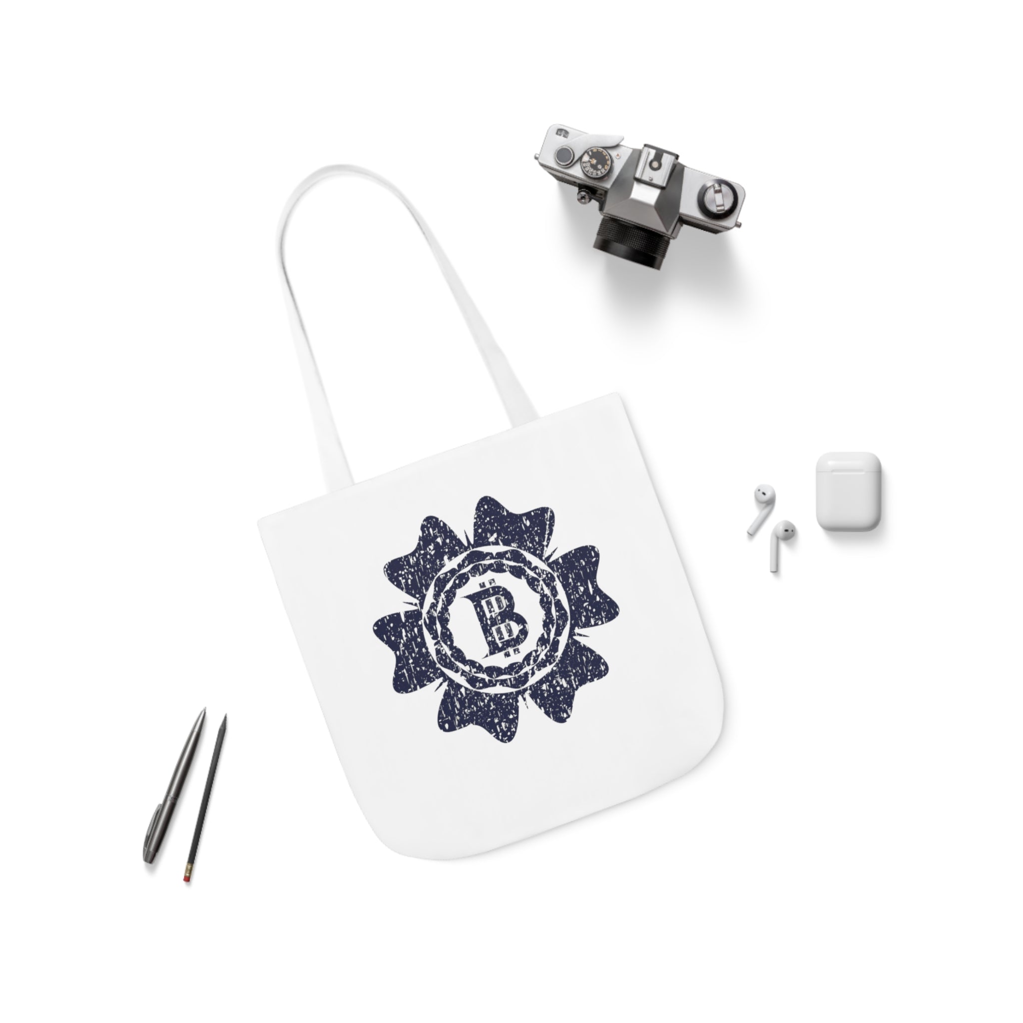 Canvas Tote Bag - Bitcoin Stamp