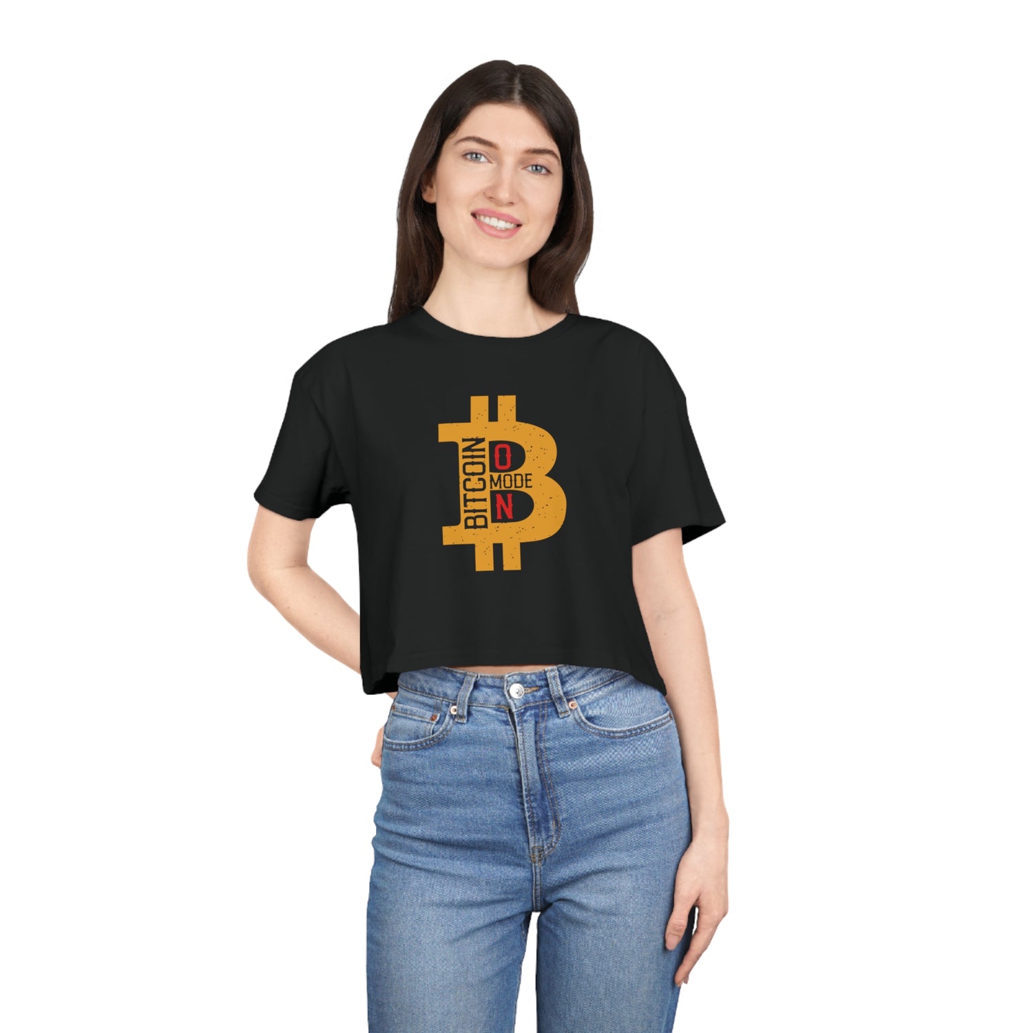 Crop Tee - Bitcoin Mode On