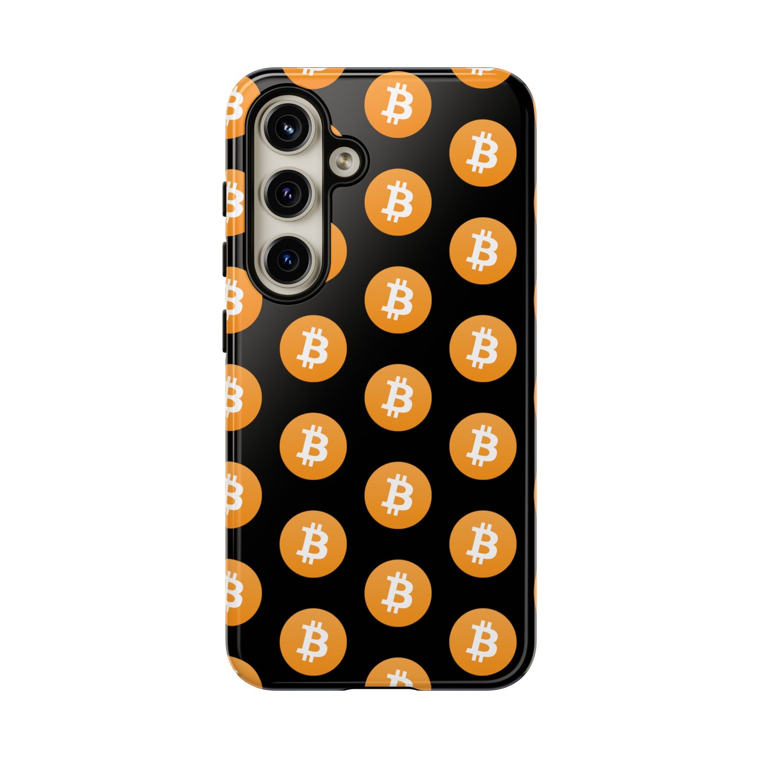 Phone Tough Case - Bitcoin Black Background