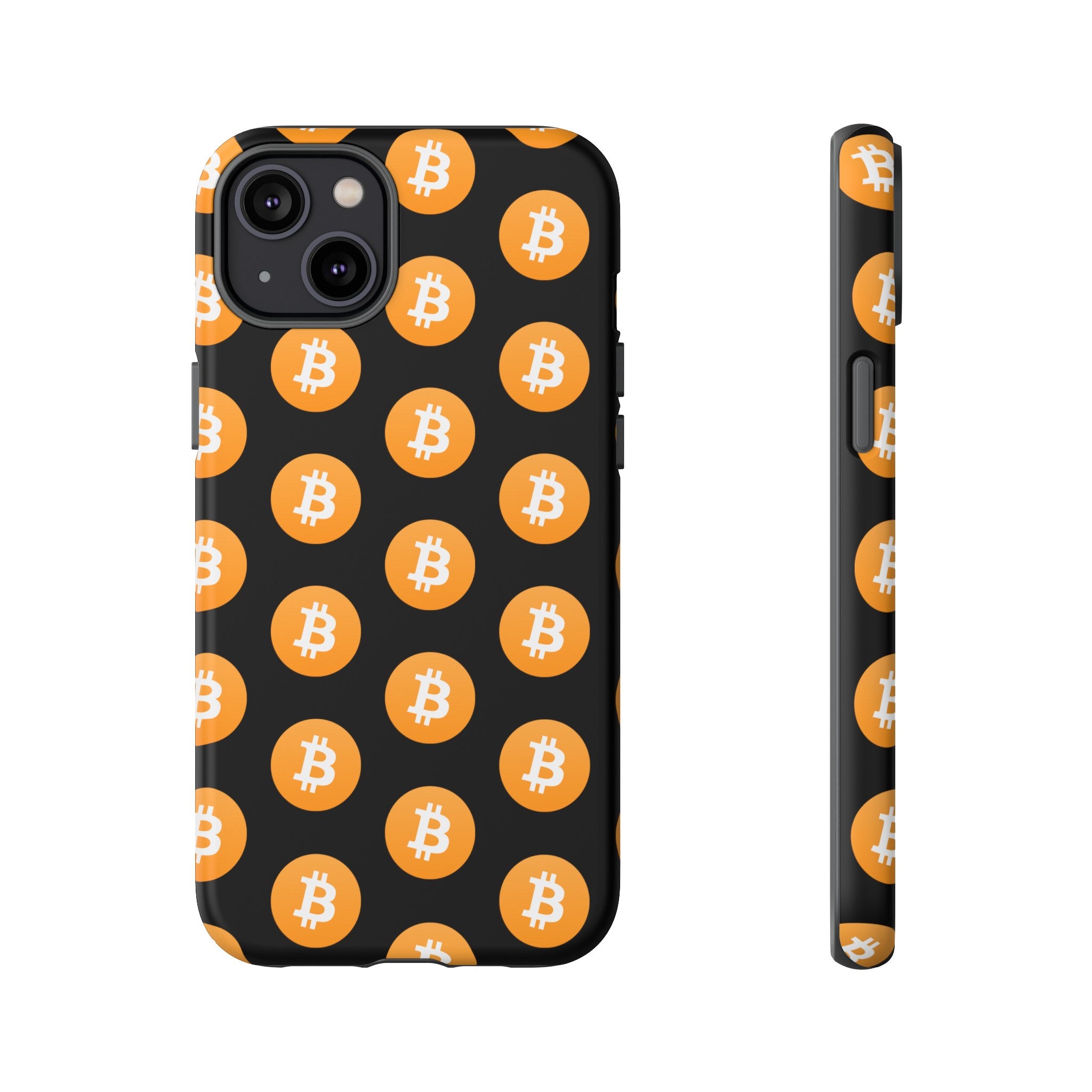 Phone Tough Case - Bitcoin Black Background