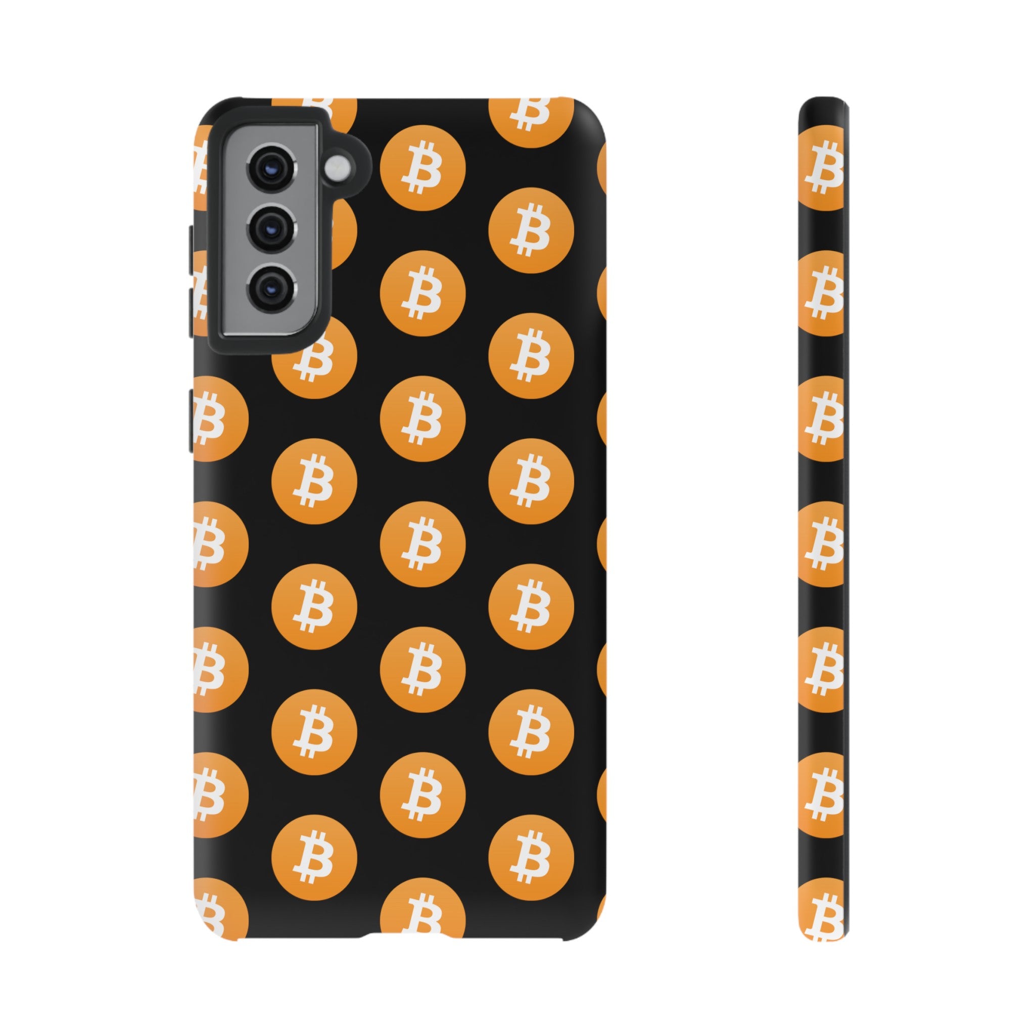 Phone Tough Case - Bitcoin Black Background