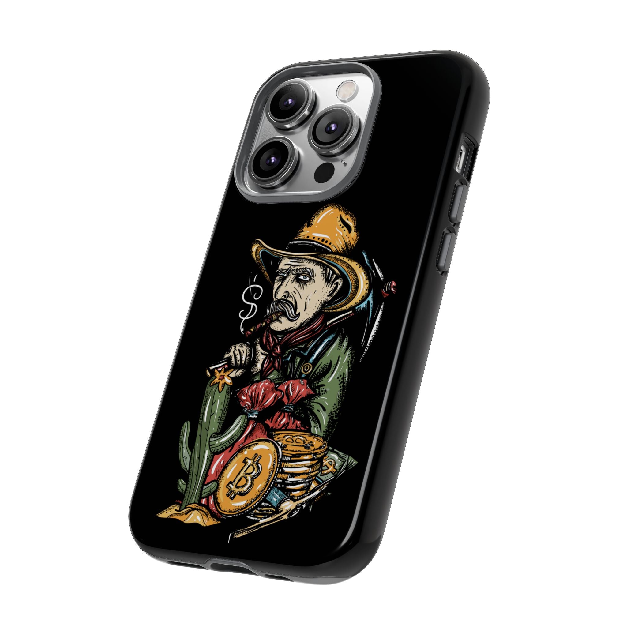 Phone Tough Case - Bitcoin Smoking Man