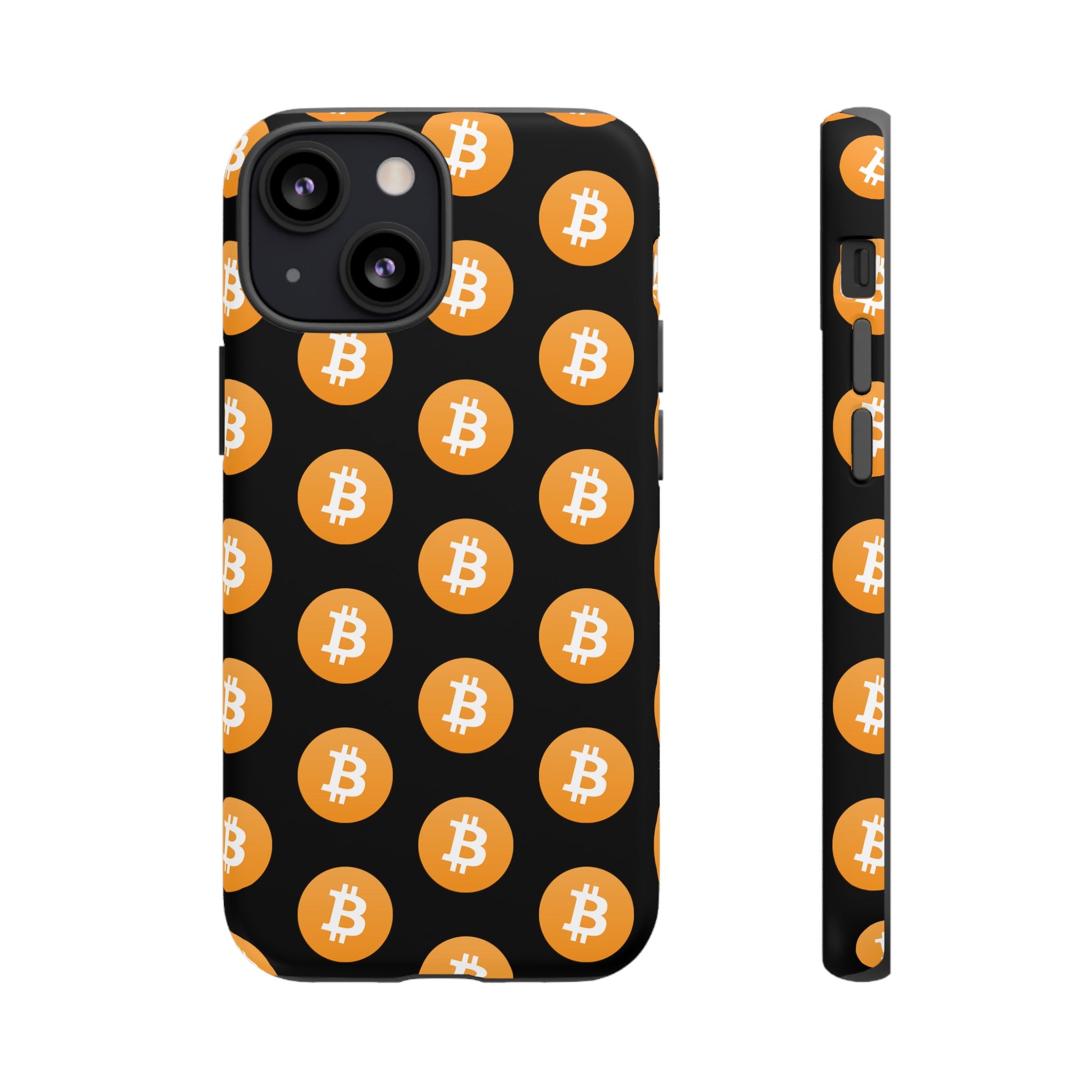 Phone Tough Case - Bitcoin Black Background