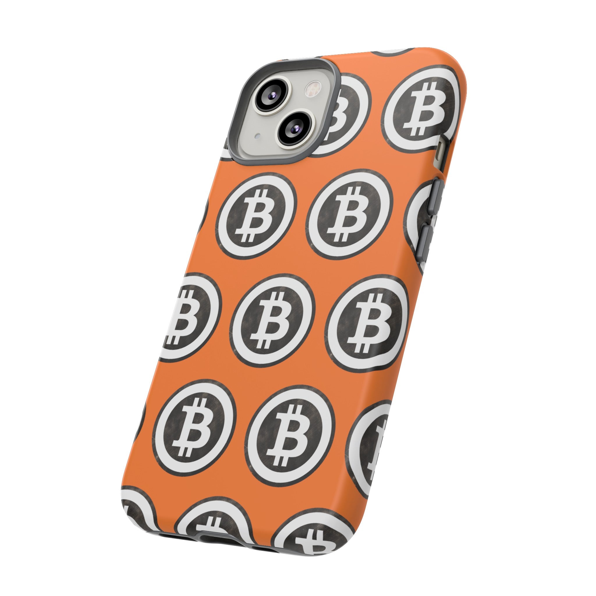 Phone Tough Case - B Logo Orange Background