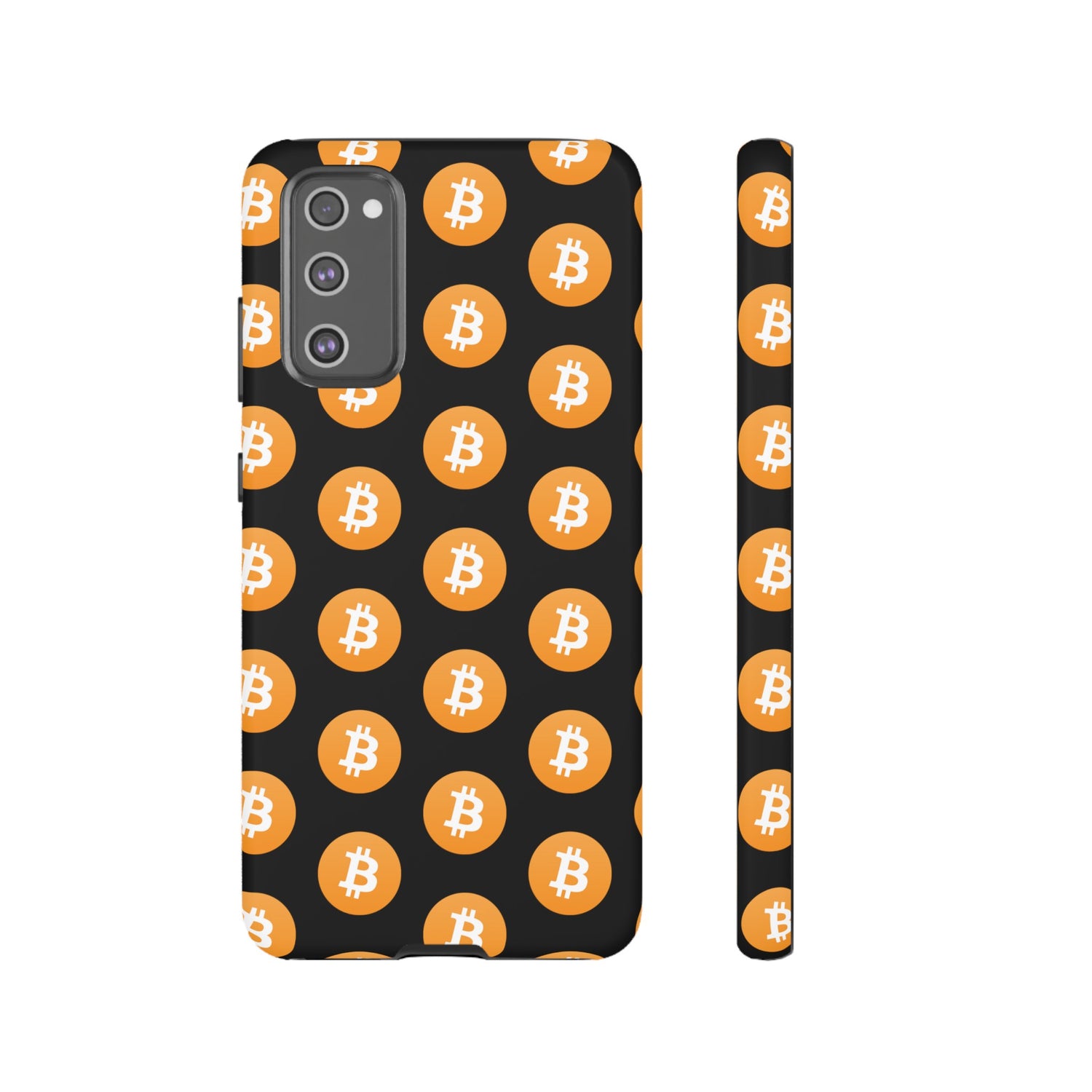 Phone Tough Case - Bitcoin Black Background