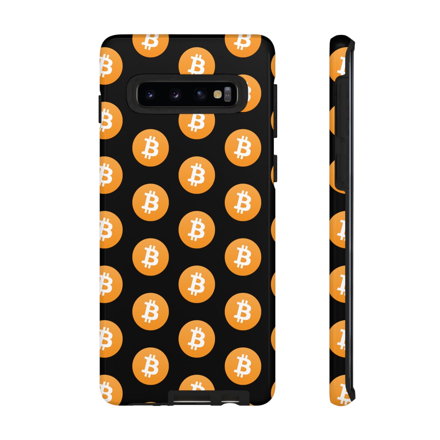 Phone Tough Case - Bitcoin Black Background