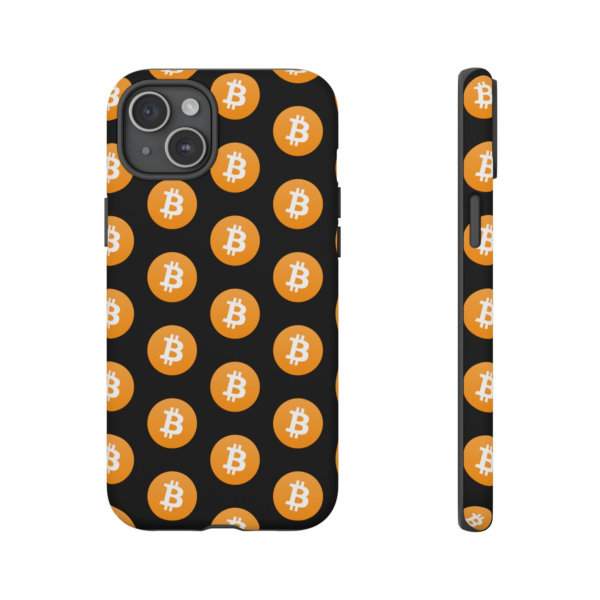 Phone Tough Case - Bitcoin Black Background