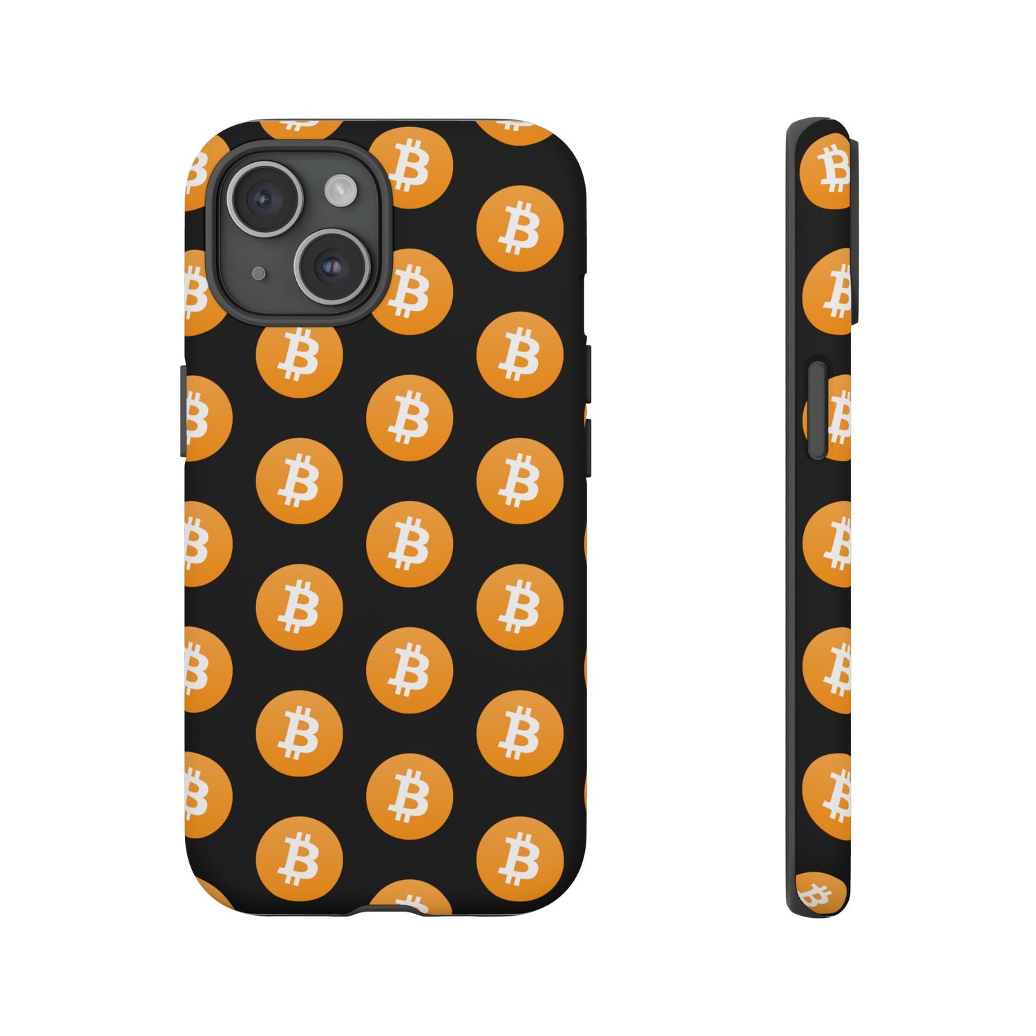 Phone Tough Case - Bitcoin Black Background