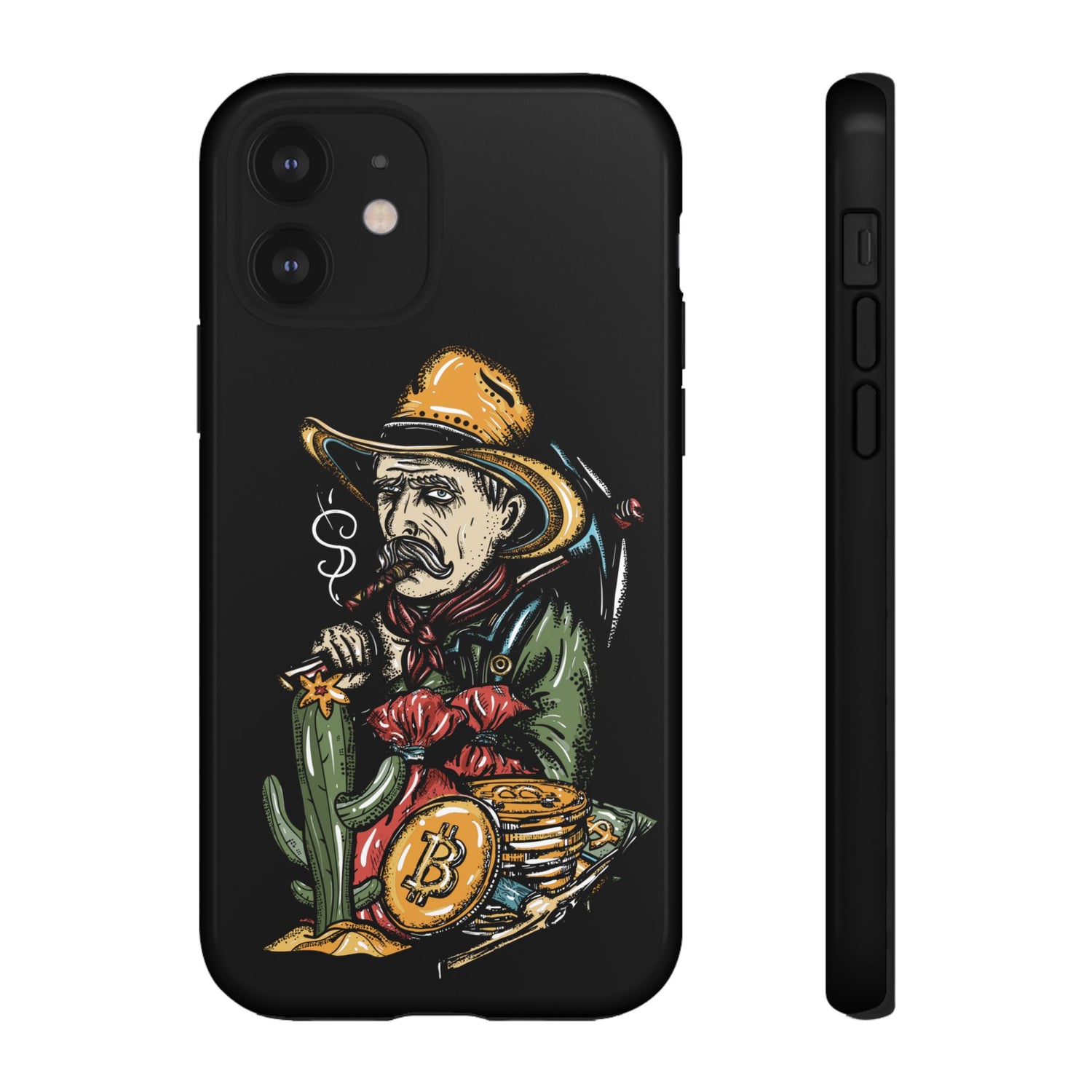 Phone Tough Case - Bitcoin Smoking Man