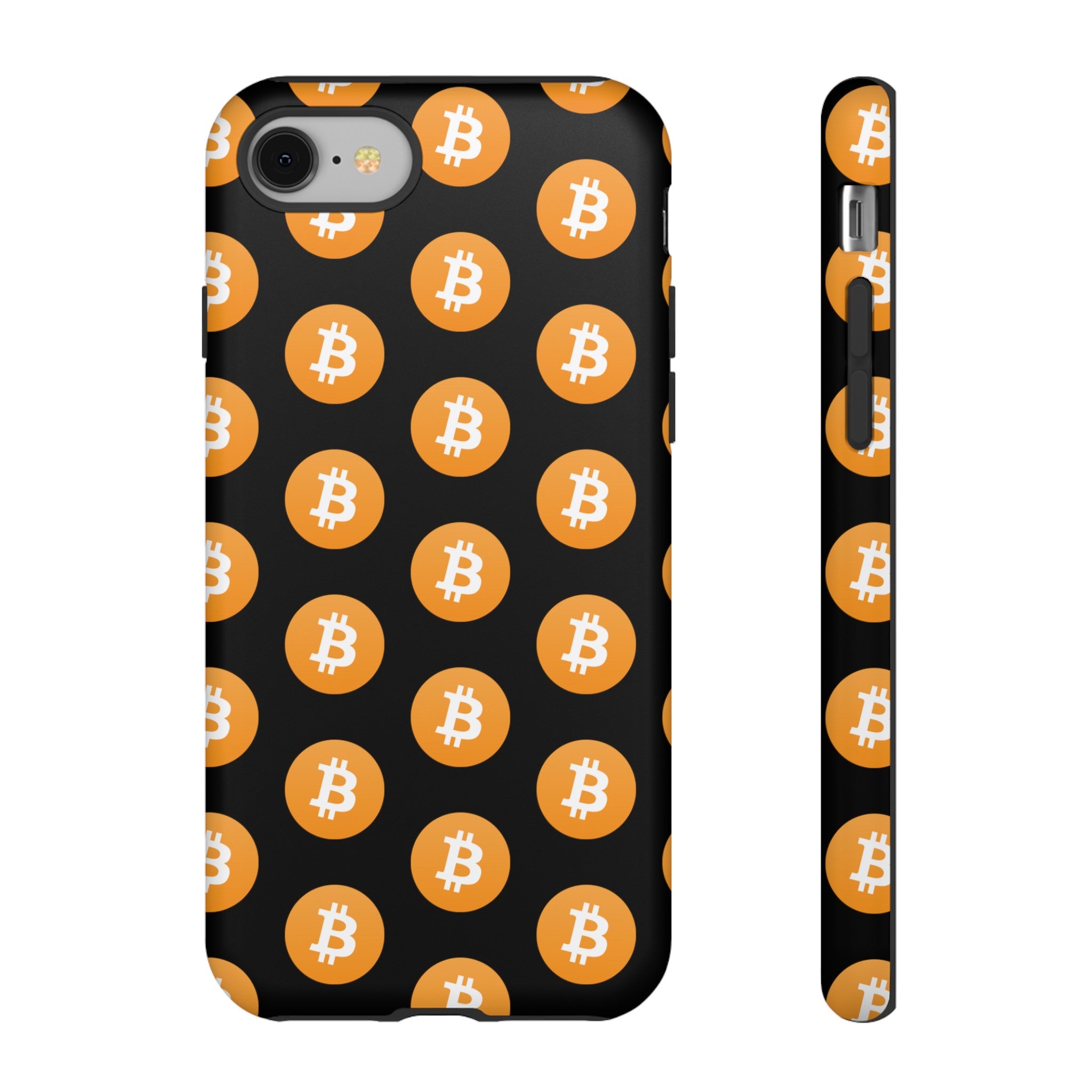 Phone Tough Case - Bitcoin Black Background