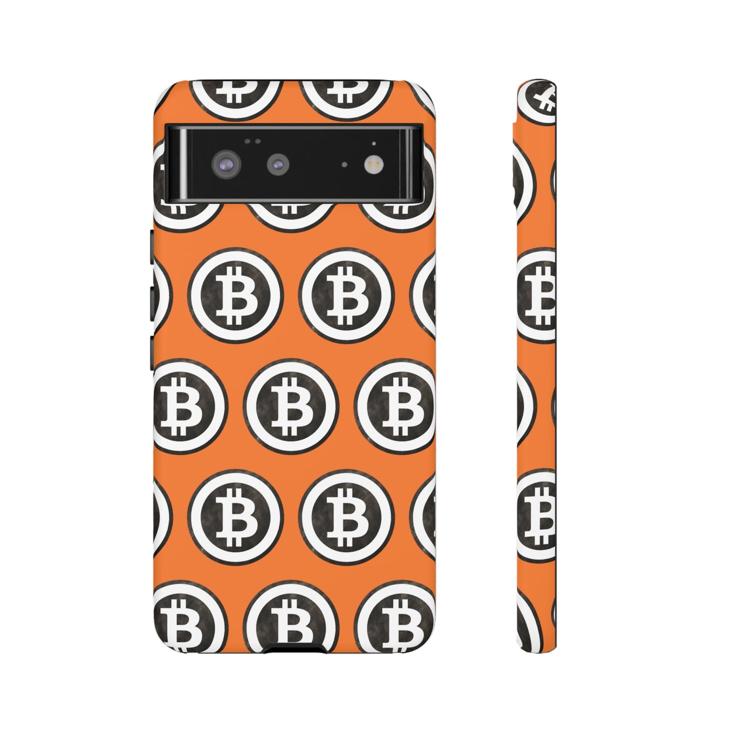 Phone Tough Case - B Logo Orange Background