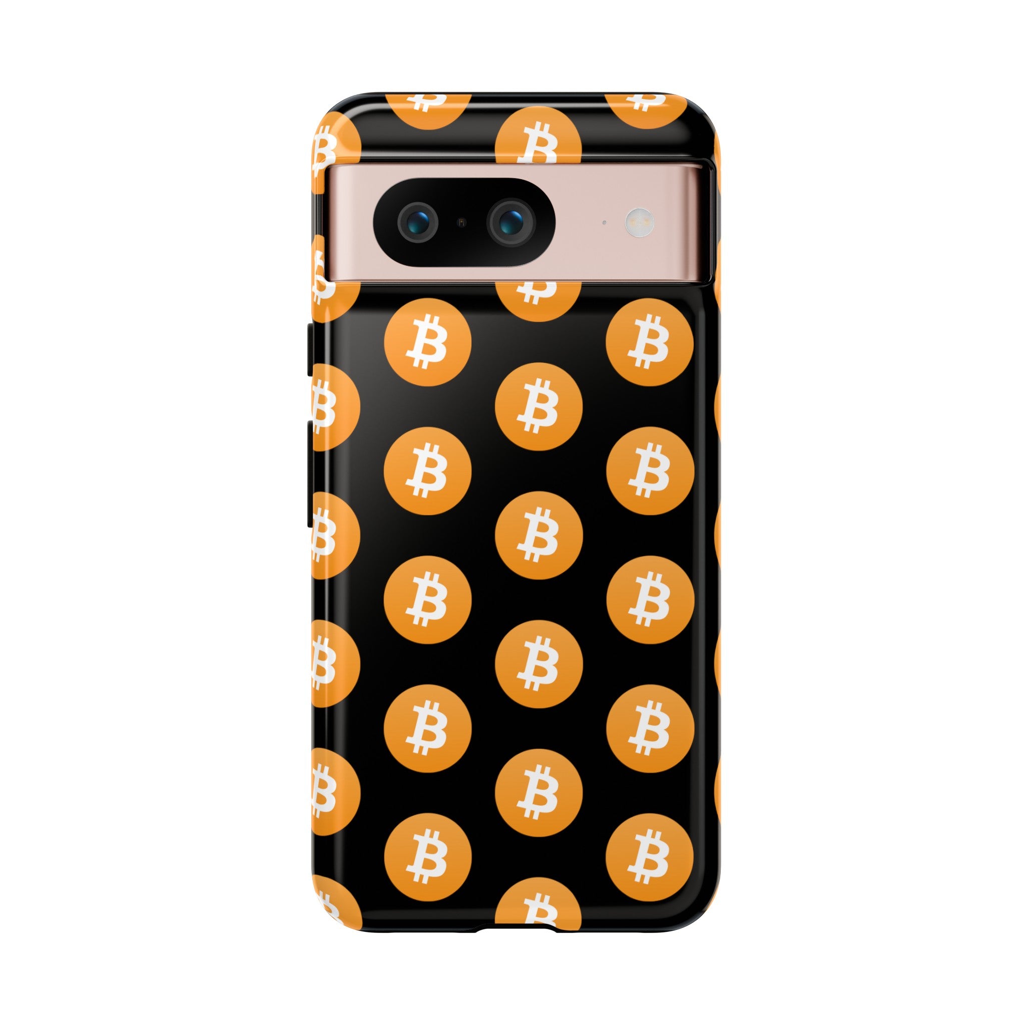 Phone Tough Case - Bitcoin Black Background