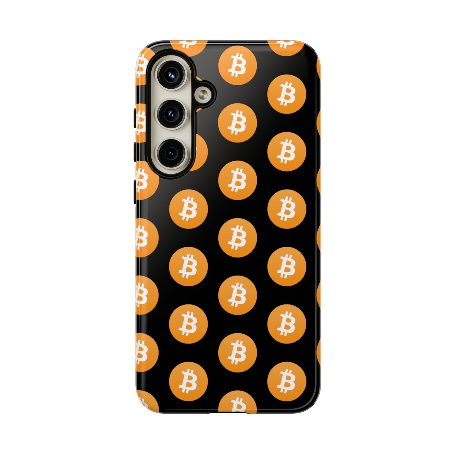 Phone Tough Case - Bitcoin Black Background