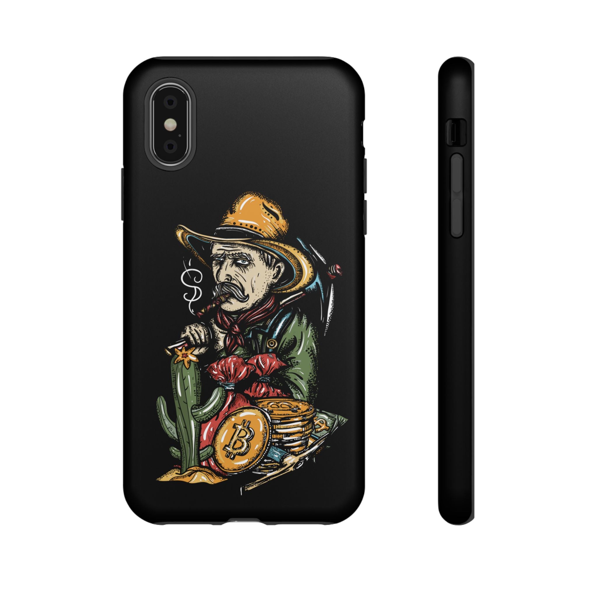 Phone Tough Case - Bitcoin Smoking Man