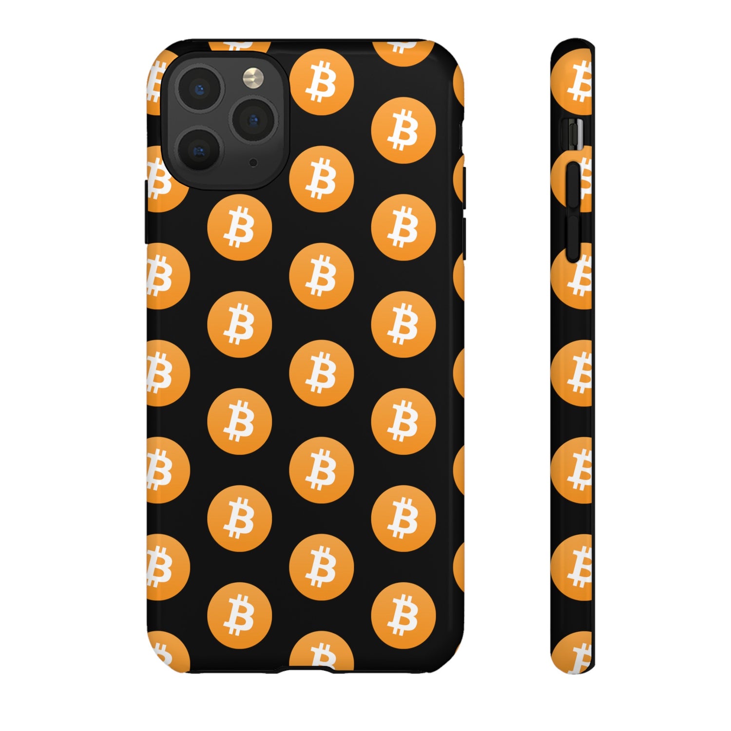 Phone Tough Case - Bitcoin Black Background