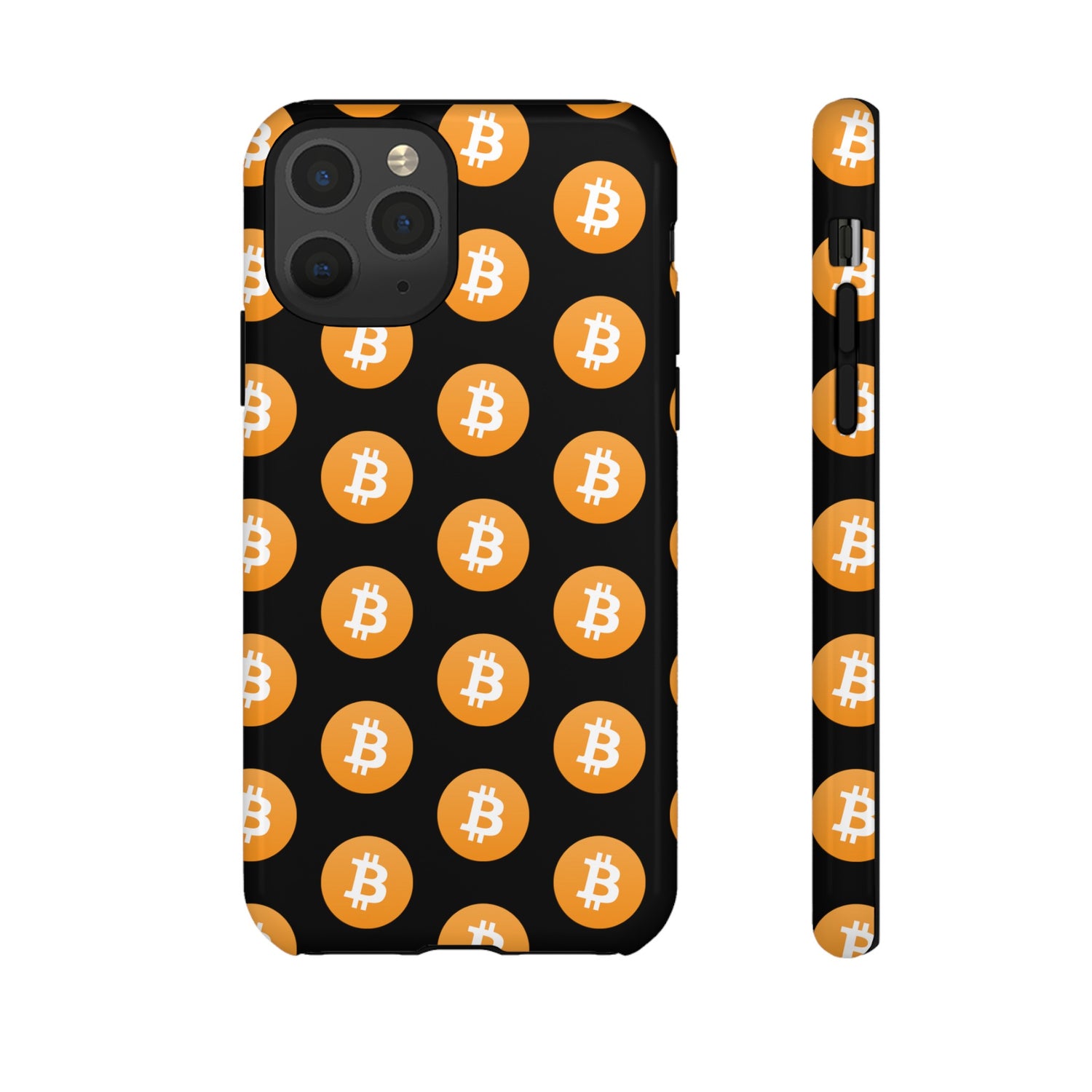 Phone Tough Case - Bitcoin Black Background
