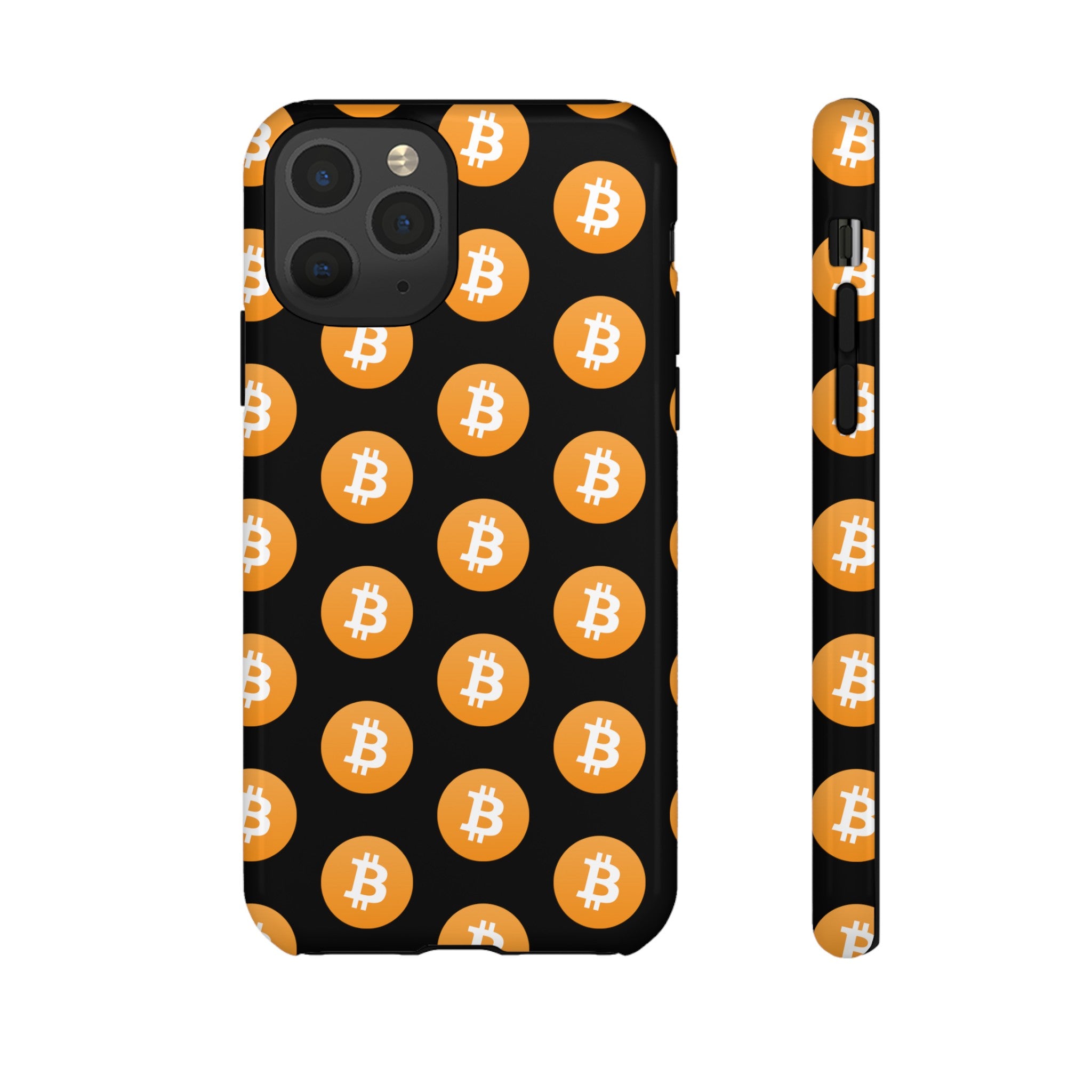 Phone Tough Case - Bitcoin Black Background
