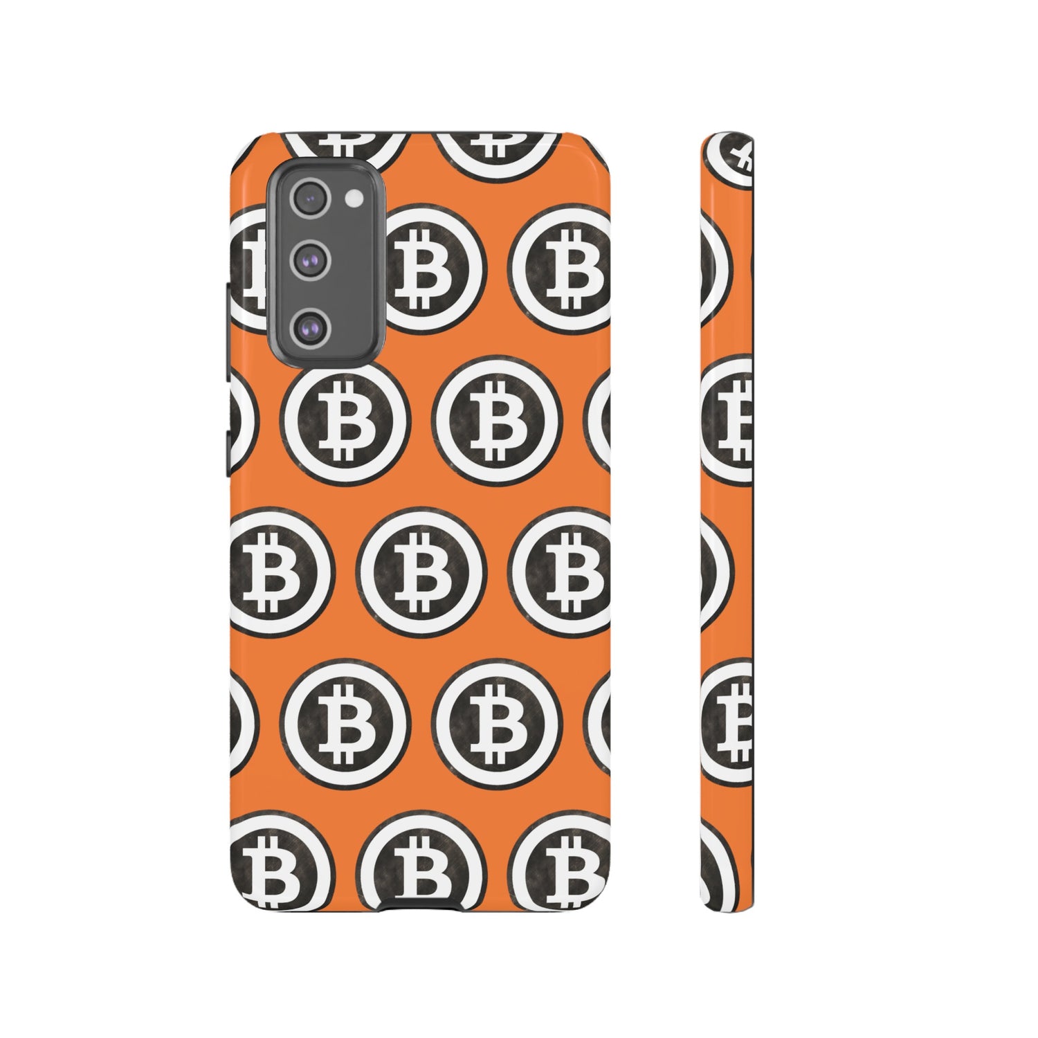 Phone Tough Case - B Logo Orange Background