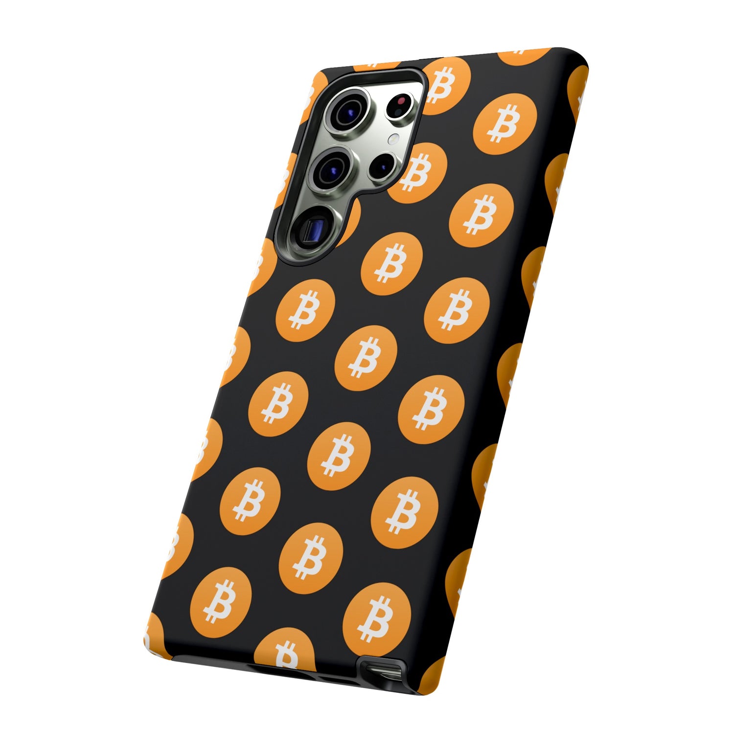 Phone Tough Case - Bitcoin Black Background