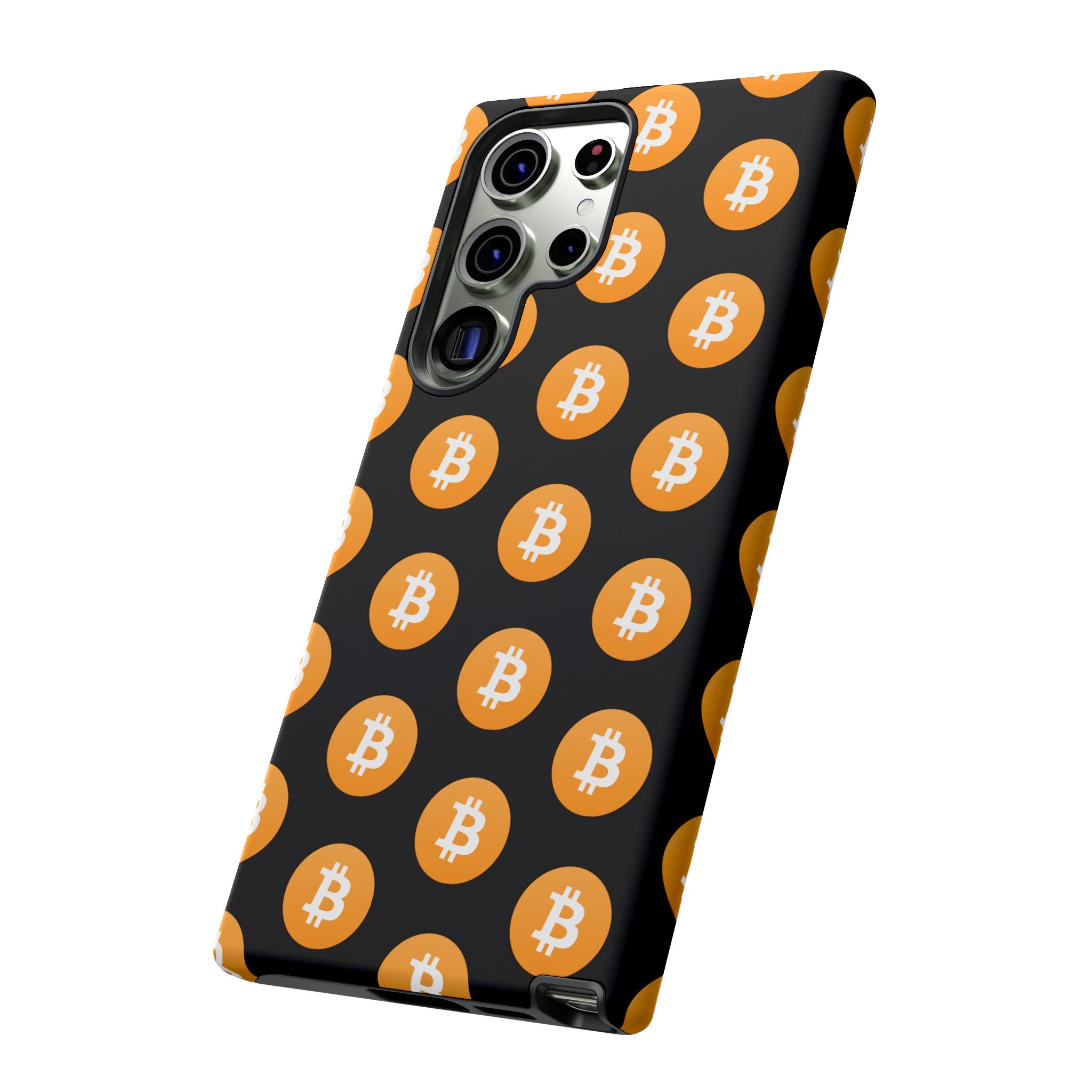 Phone Tough Case - Bitcoin Black Background