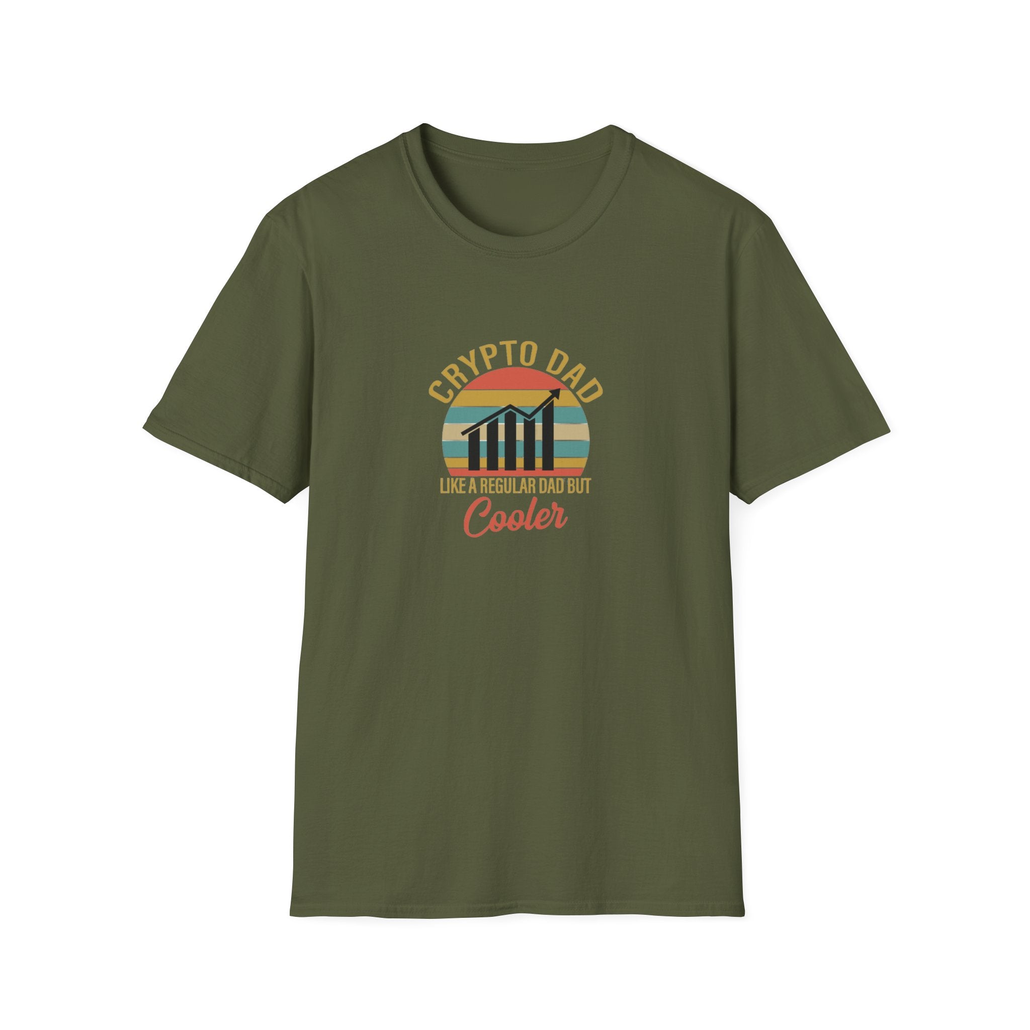Crypto Dad - Like a Regular Dad But Cooler T-Shirt