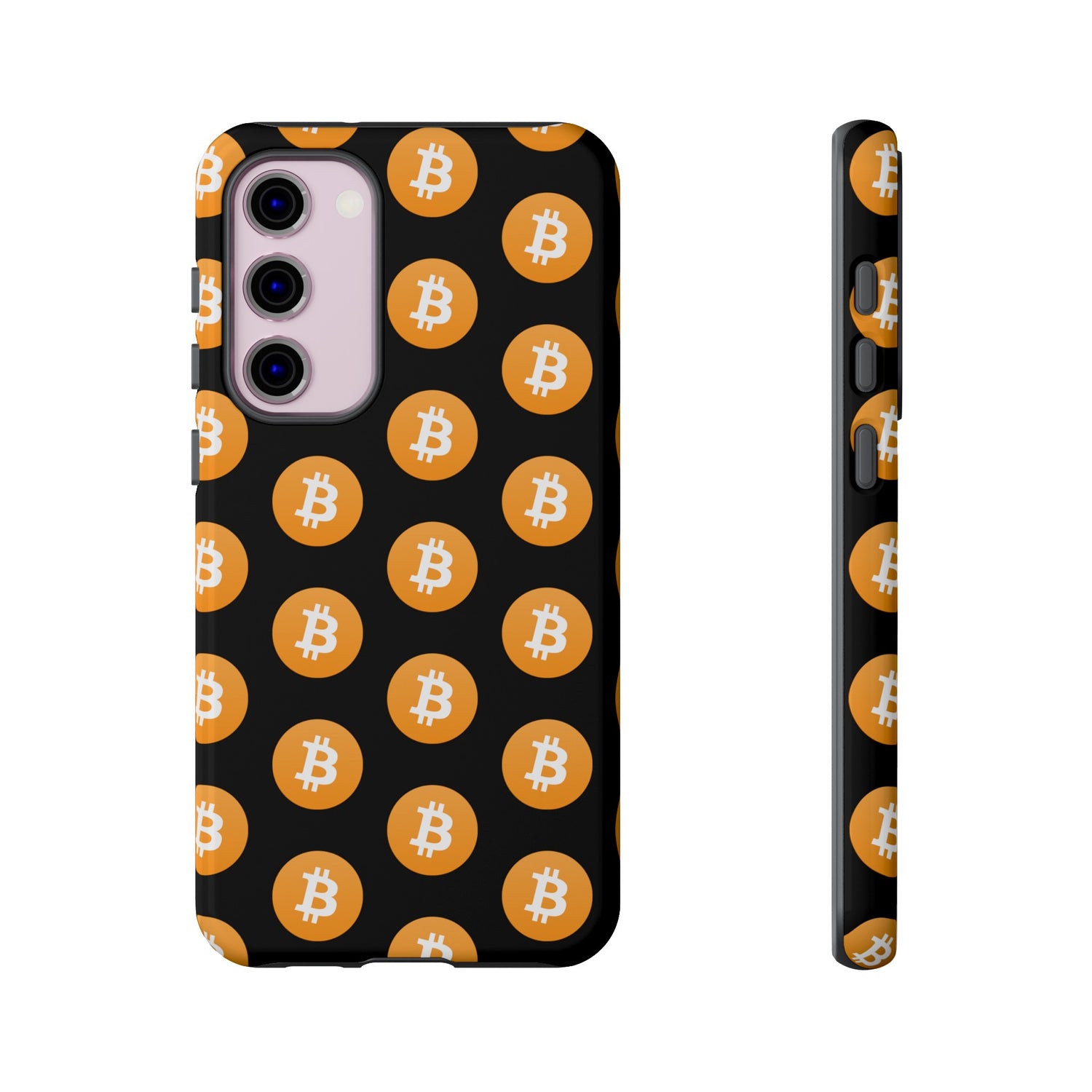 Phone Tough Case - Bitcoin Black Background