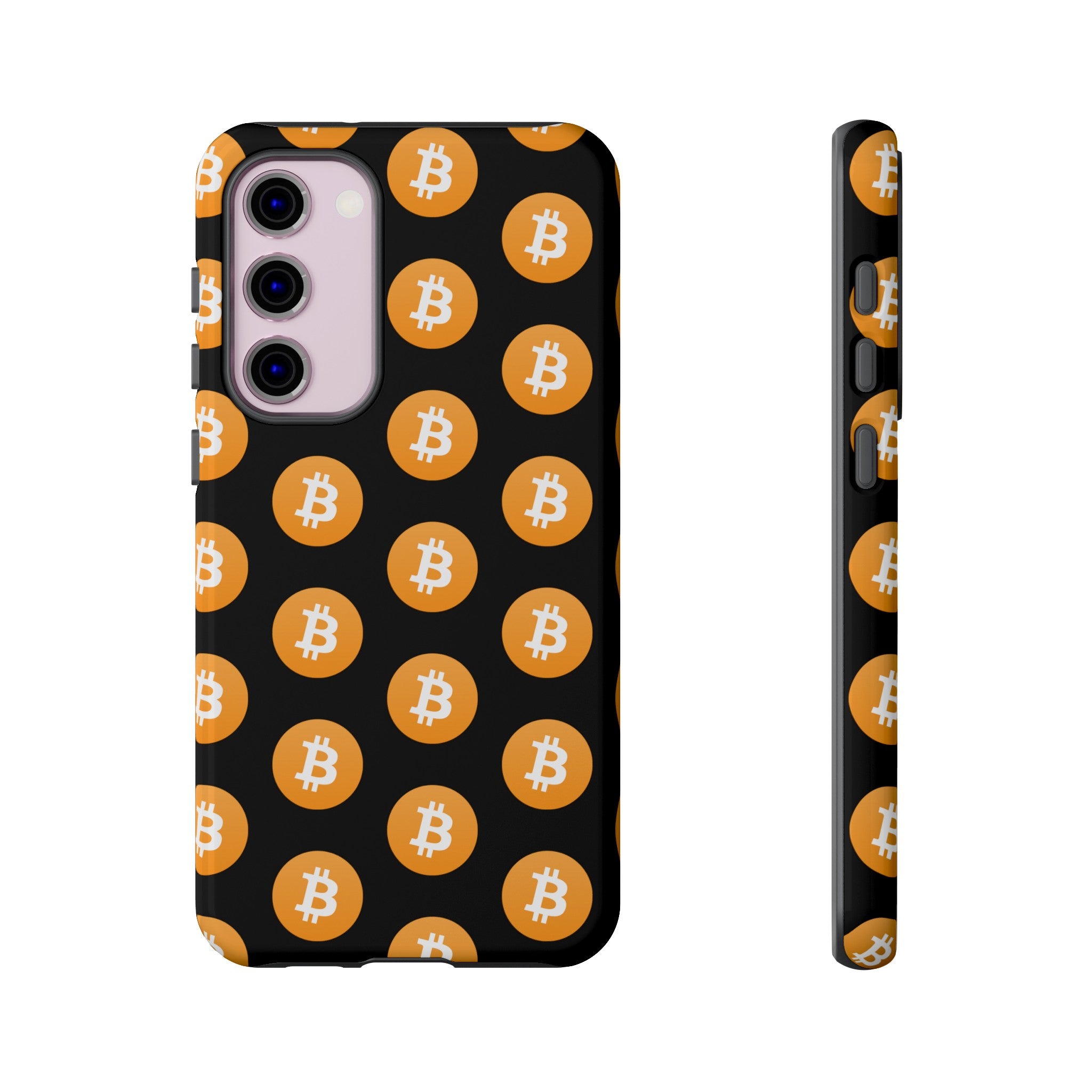 Phone Tough Case - Bitcoin Black Background